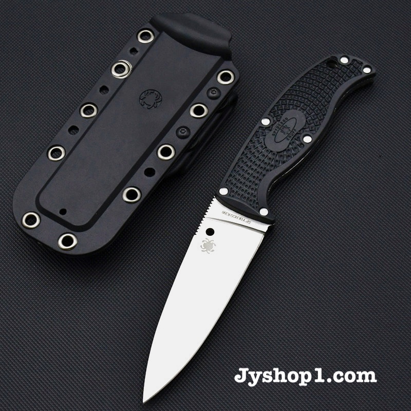 มีดเดินป่า มีดใบตาย Spyderco Enuff พร้อมส่ง ราคาถูก สำเนา