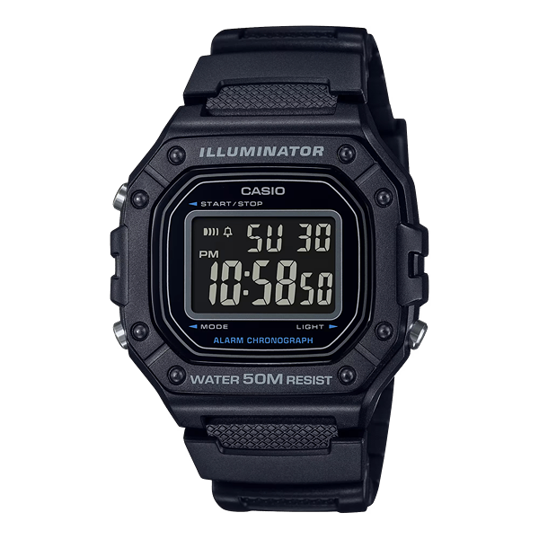 W-218H-1BV l CASIO สายเรซิ่น