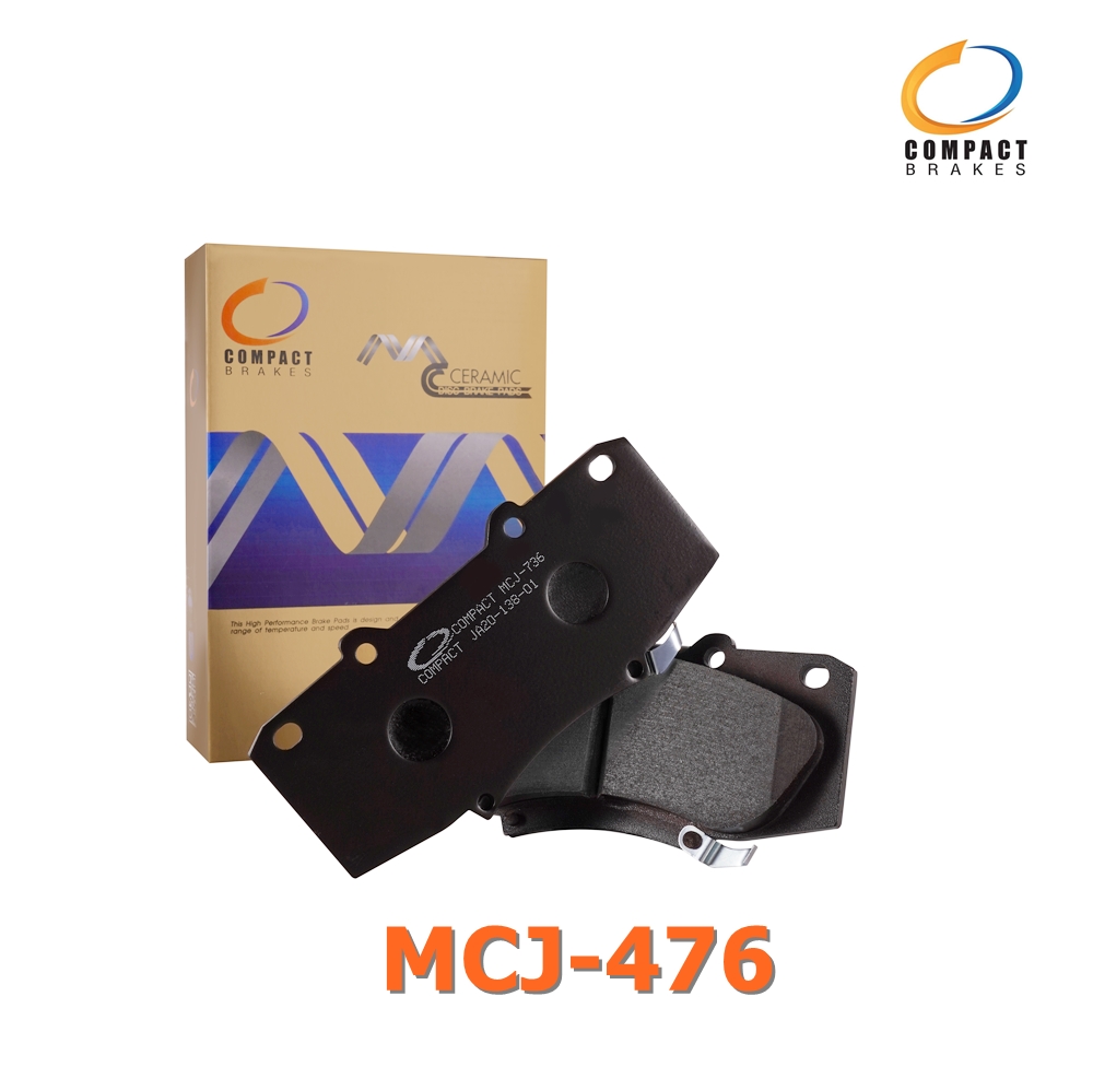 Compact Ceramic ผ้าเบรคหน้า ISUZU DMAX 2WD/4WD ปี 2001-2007 (ดีแมกโฉมแรก) MCJ-476