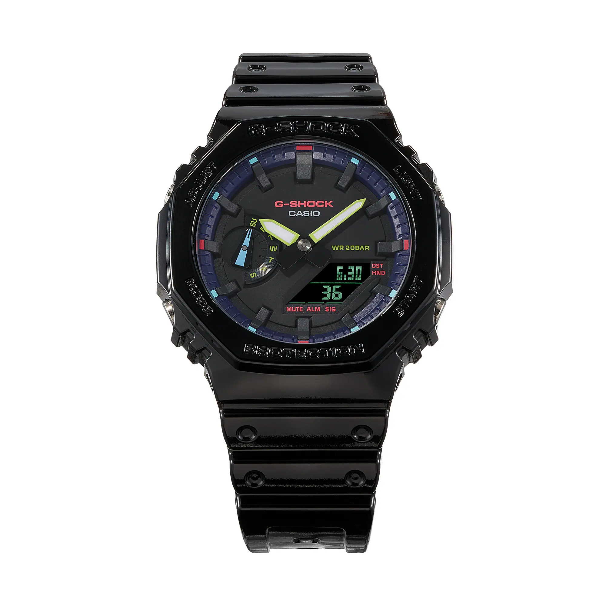 GA-2100RGB-1A l Virtual Rainbow Series l G-SHOCK