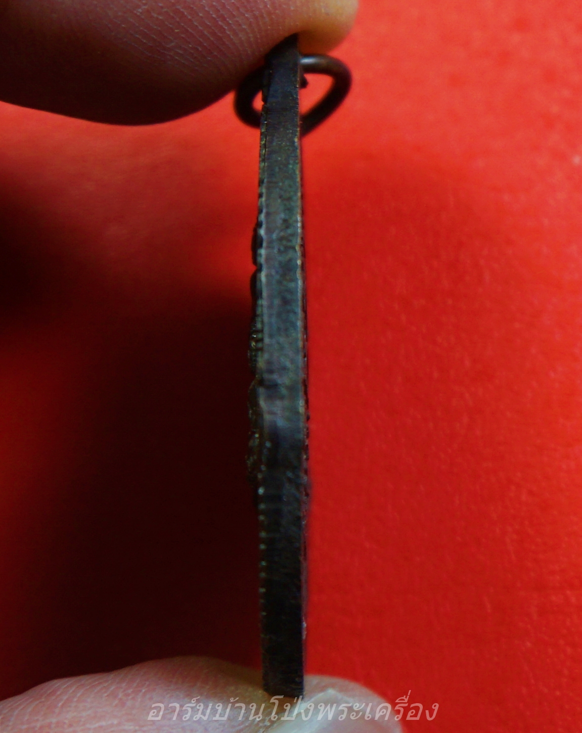 หลวงพ่อศิลาแลงสามพี่น้อง วัดหนองอ้อ หลวงปู่หลิวปลุกเสก เนื้อทองแดง(องค์ที่5)