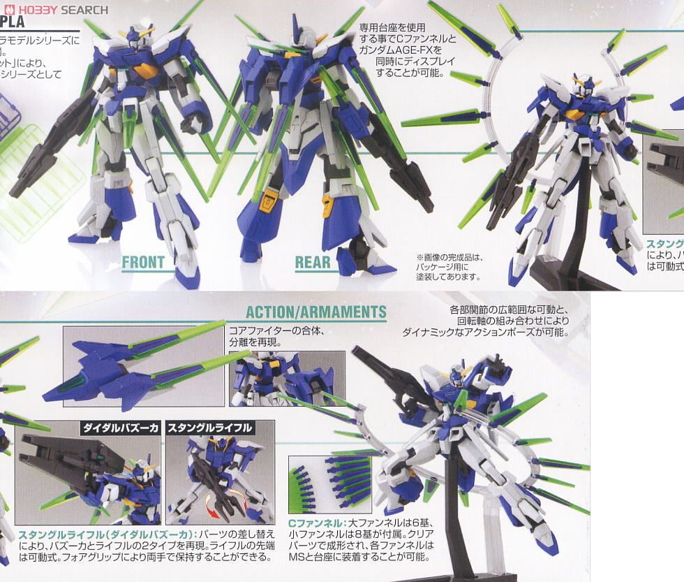 (Bandai) HG-AGE1/144 Gundam AGE-FX (สินค้าเหลือ 1 กล่อง กรุณารอทางร้านแจ้งกลับนะครับ )
