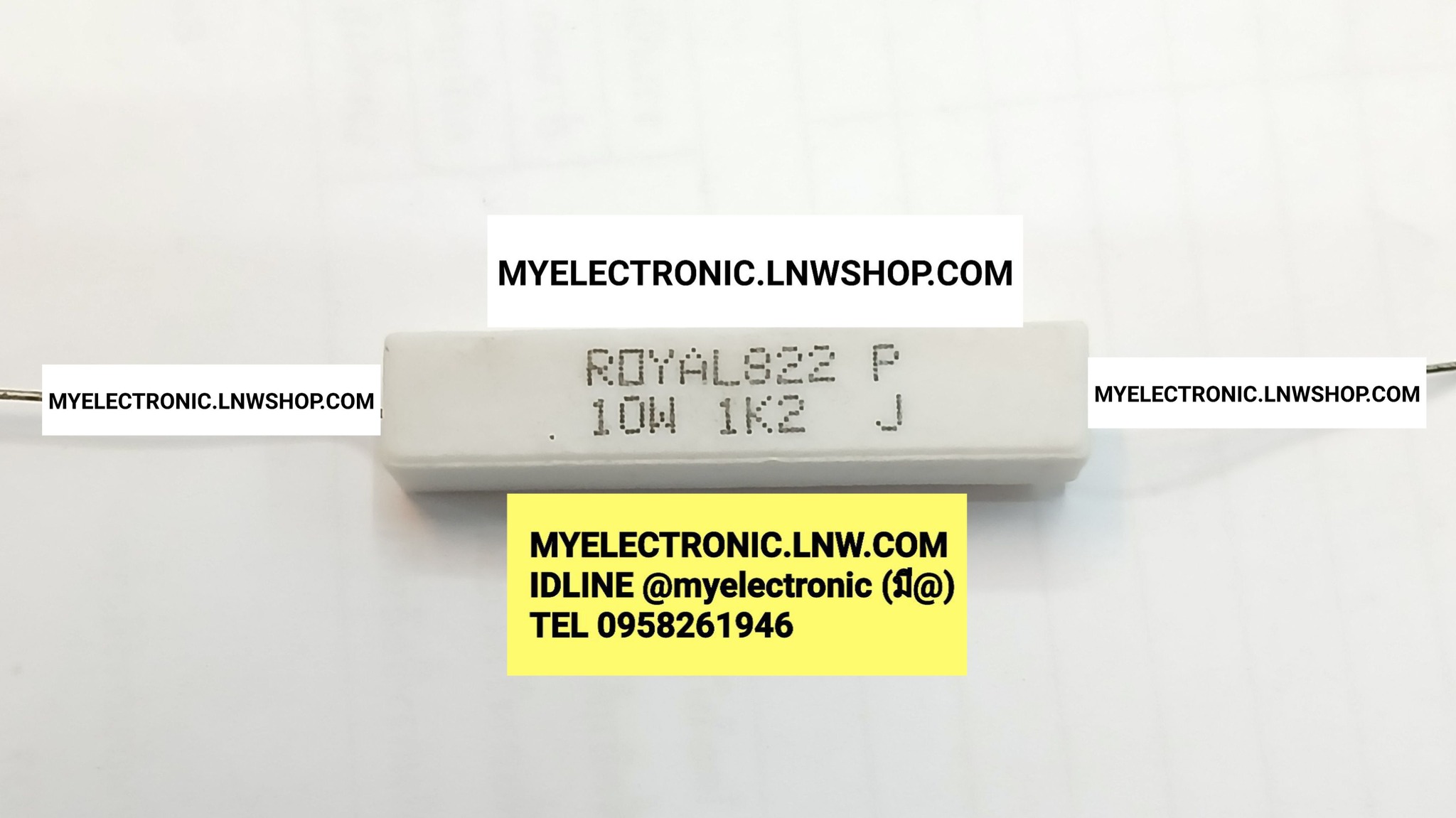 ขาย 1.2K OHM 10W 10w1K2ตัวต้านทาน 1.2Kโอห์ม10วัตต์ R1.2K10W 10W1.2K 1.2K OHM 10W 1.2K โอห์ม10วัตต์ R1.2K 10W รีซิสเตอร์ RESISTOR หนึ่งจุดสองเคโอหม์ สิบวัตต หนึ่งจุดสองกิโลโอหม์ ตัวต้านทาน10W ตัวต้านทาน10วัตต์ 10วัตต์ 10WATT R สิบวัตต์ RESISTOR 10W 10WATT 