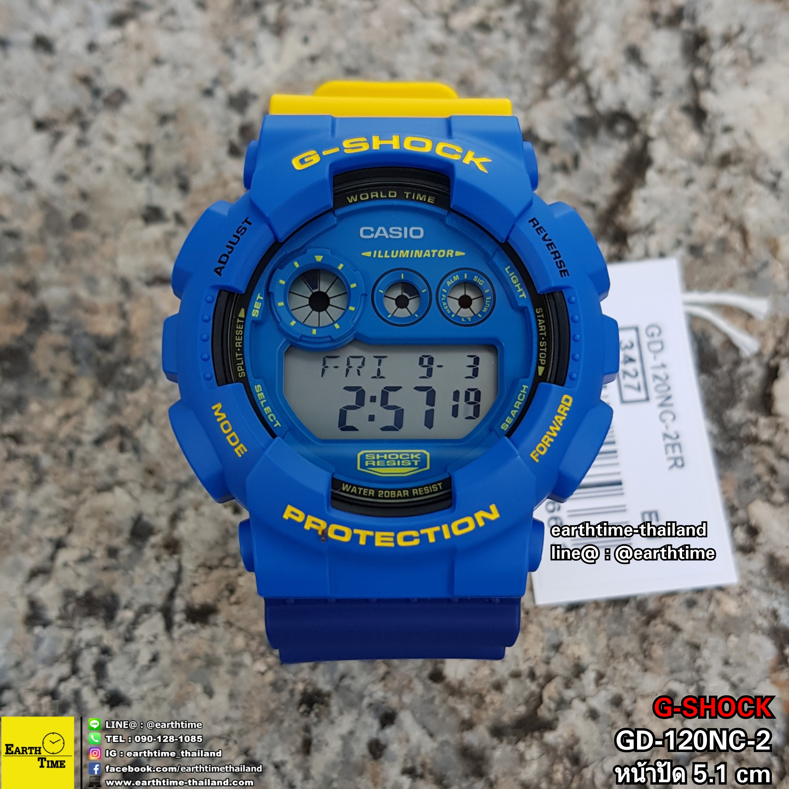 G-Shock No Comply Series ของใหม่แท้100% รับประกัน 1 ปี GD-120NC-2