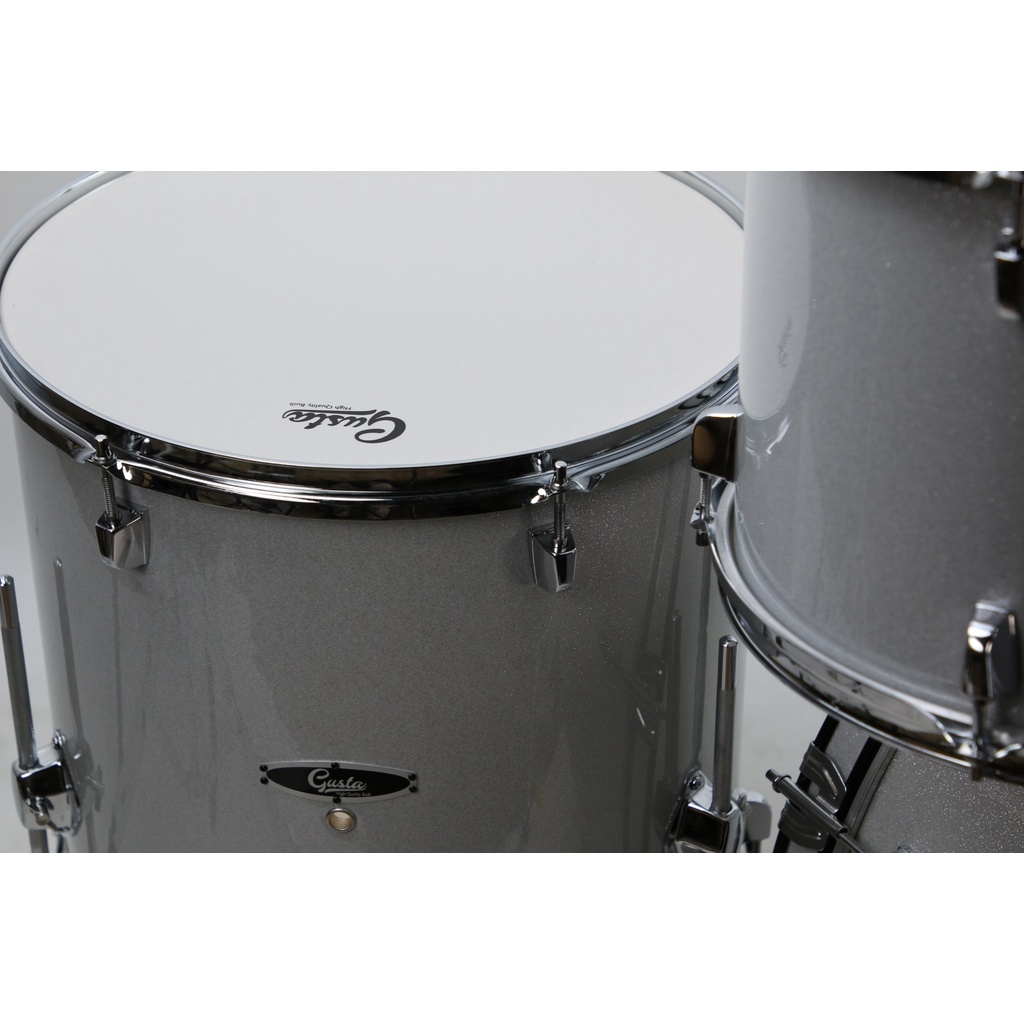 กลองชุดใหญ่ GUSTA รุ่น First Touring * สีขาว | ของแถม + กระเป๋าไม้กลอง+เก้าอี้+ไม้กลอง+ประแจกลอง