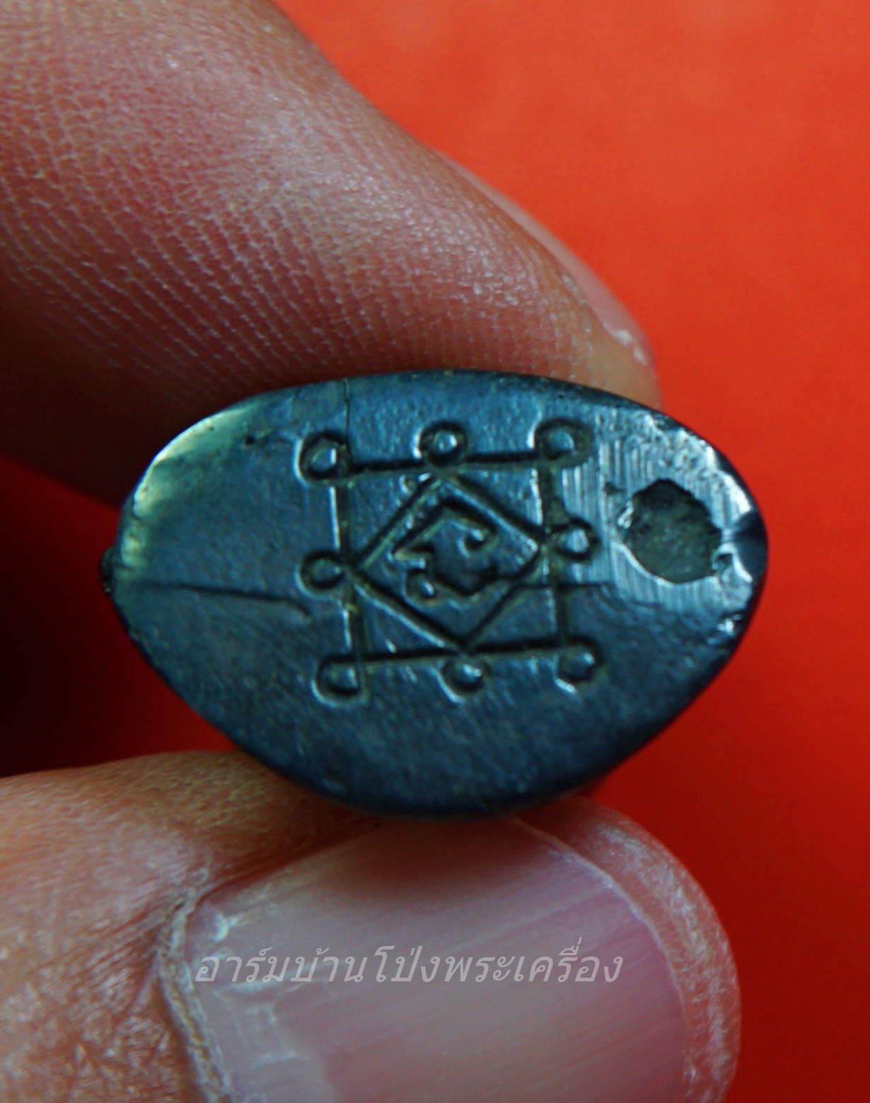 พระกริ่ง วัดธรรมรังษี ปี39 จ.เพชรบุรี เนื้อเมฆพัตร(องค์ที่1)