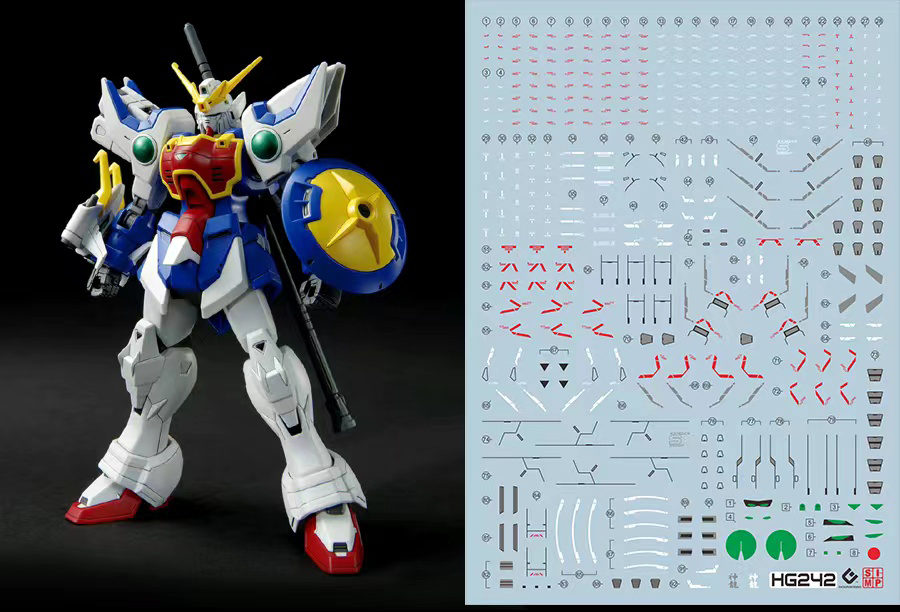 179 Water Decal HG1/144 Gundam Shenlong ยี่ห้อ S.I.M.P. Model Decal