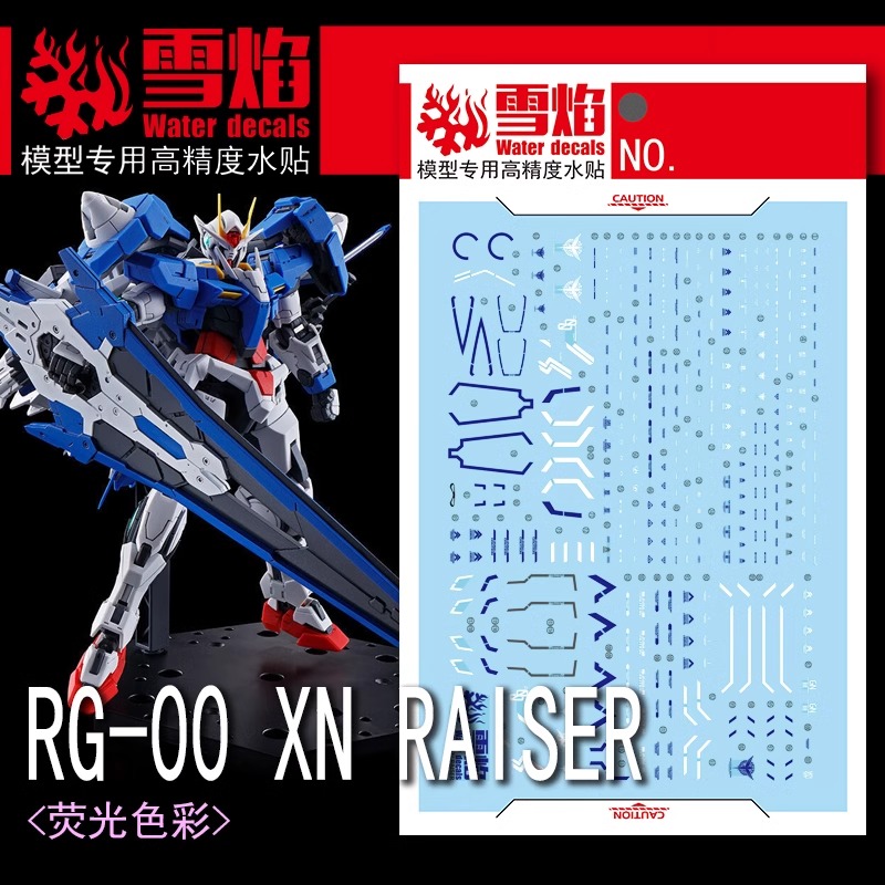 239 Water Decal RG1/144 Gundam OO XN-Raiser ยี่ห่อ X-Y model