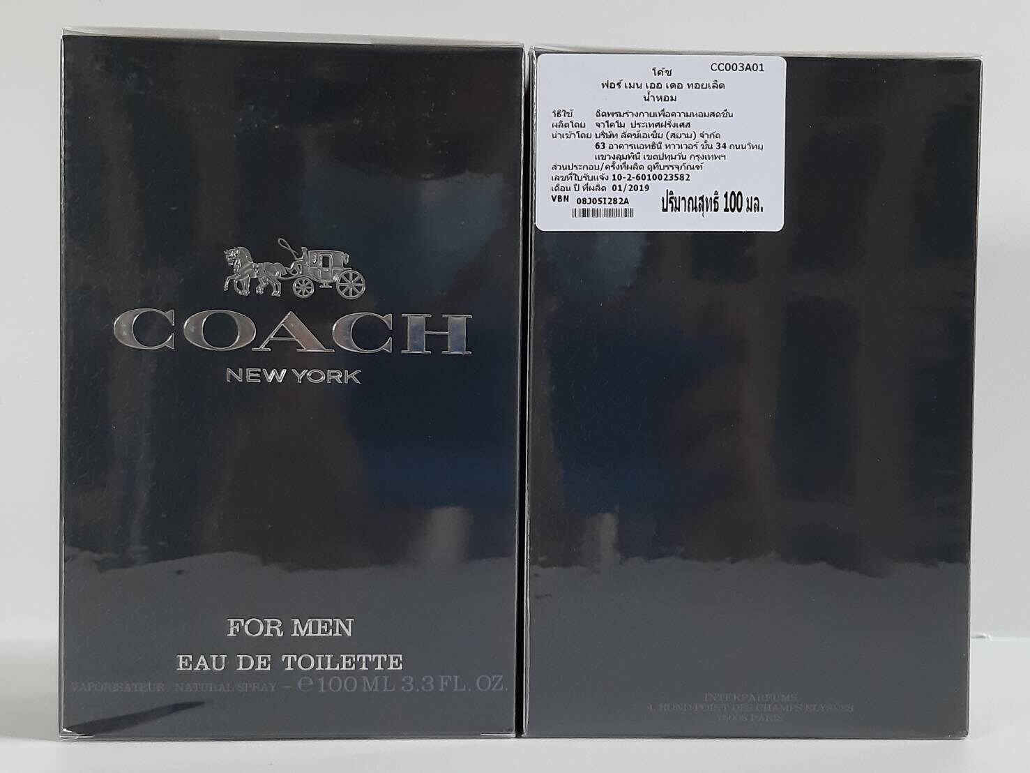 น้ำหอม Coach New York For Men 100ml. น้ำหอมแท้ 100%