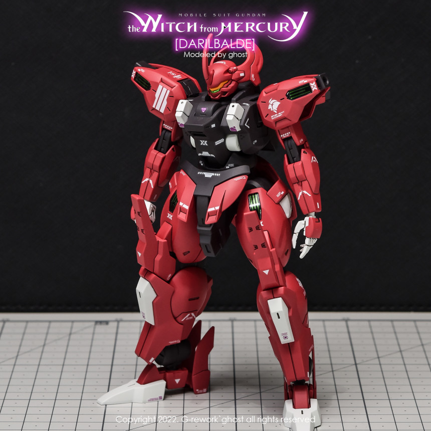 Water Decal 144 HG1/144 DARILBALDE ยี่ห่อ Ghost-Decal