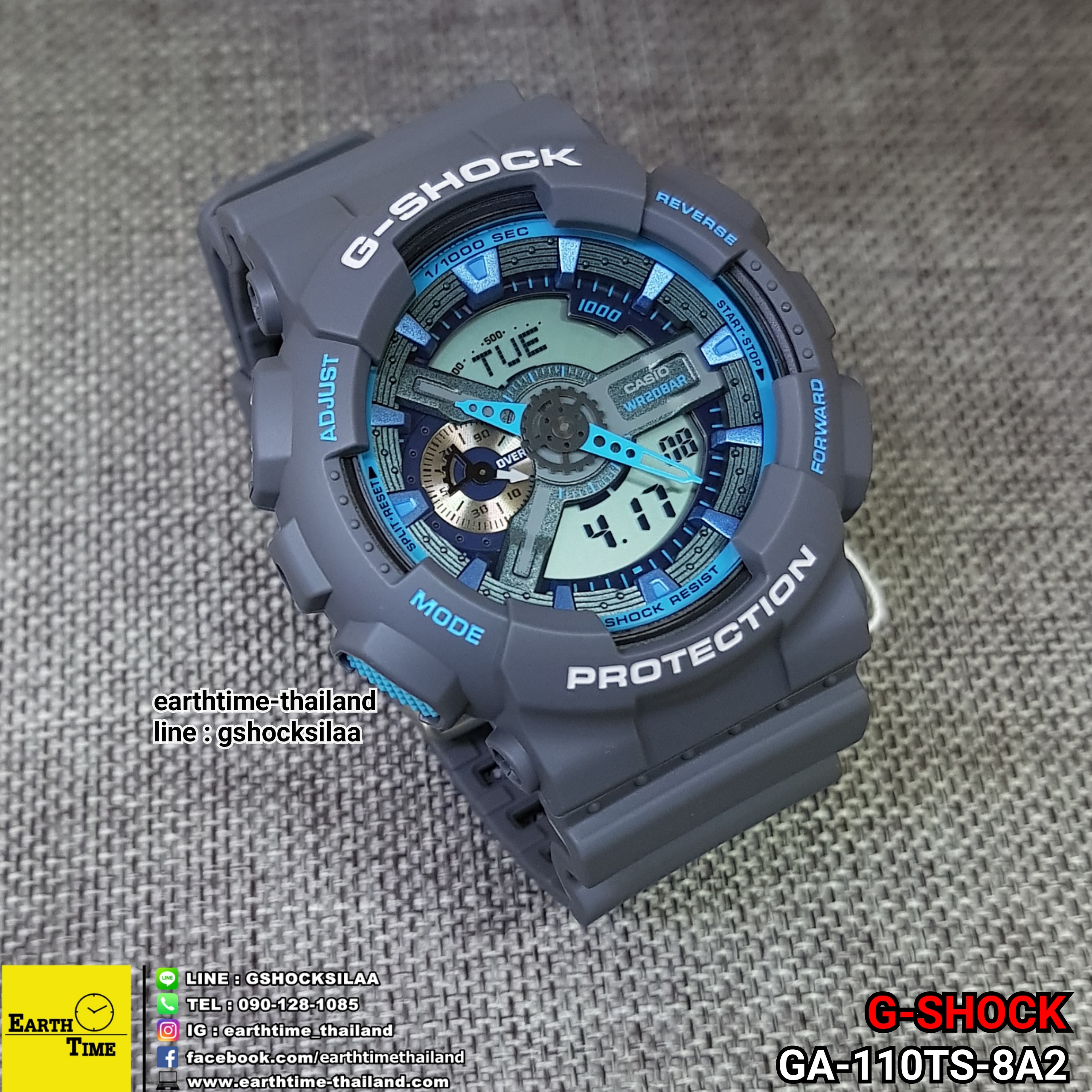 G-Shock ของใหม่แท้100% รับประกัน 1 ปี GA-110TS-8A2DR