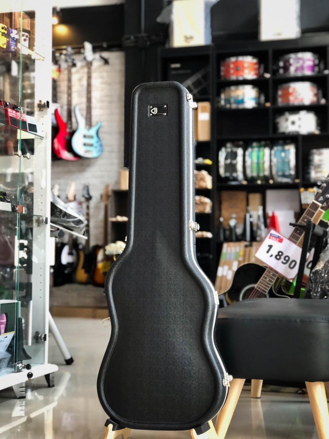 [พร้อมส่ง 🚚]Matrixss กระเป๋ากีตาร์ไฟฟ้า ทรง สแตรท Stratocaster HardCase ด้านในเป็นฟองน้ำหุ้มด้วยกำมะหยี่ รับประกันสินค้าคุณภาพ