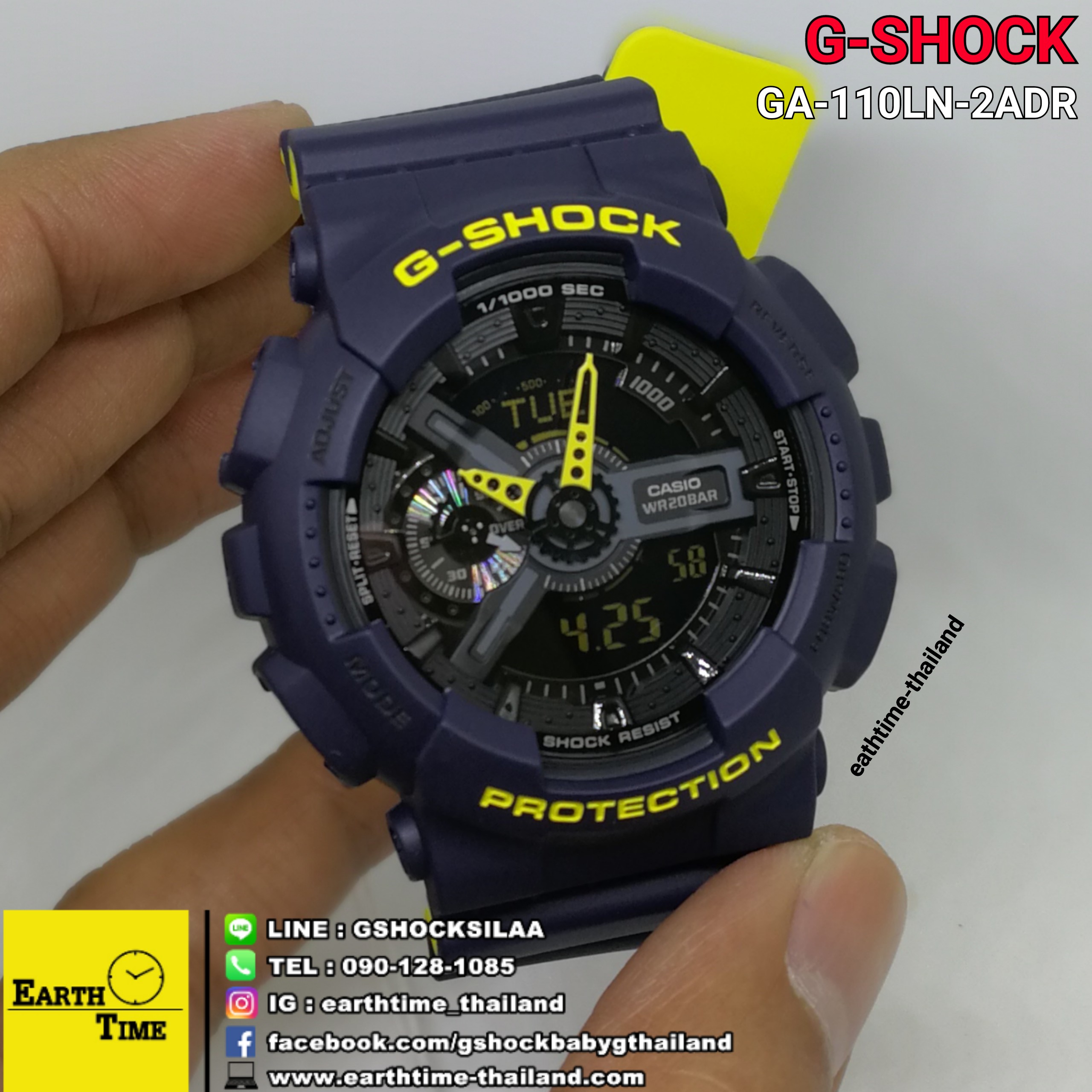 G-Shock ของใหม่แท้100% รับประกัน 1 ปี GA-110LN-2ADR