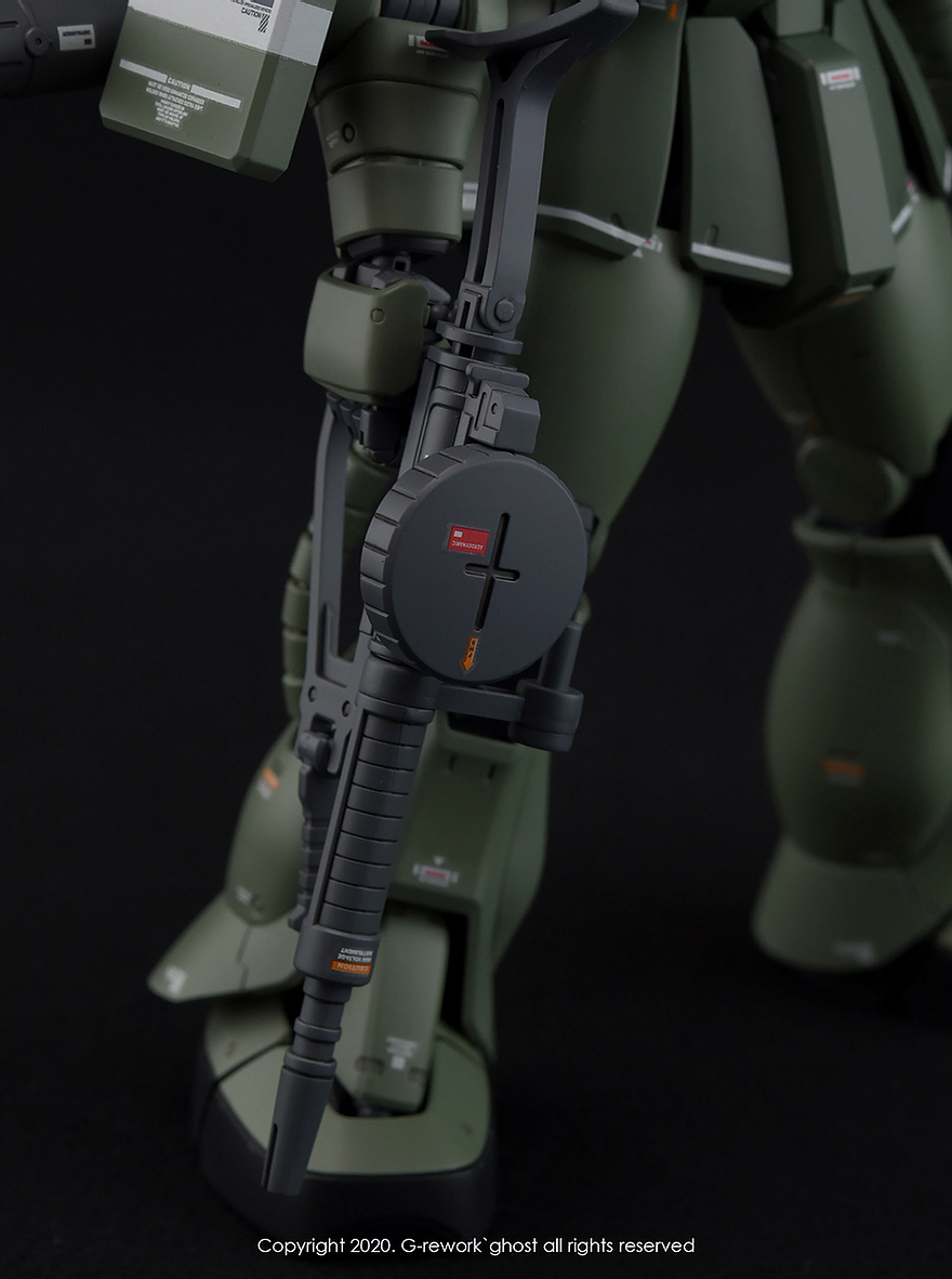 Water Decal 011 MG1/100 MS-06F/J ZAKUII 2.0 ยี่ห่อ Ghost-Decal