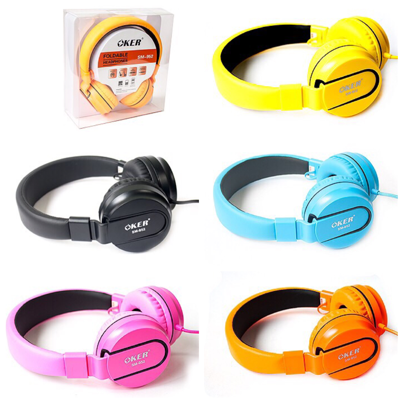 หูฟังครอบหู คอมพิวเตอร์ Oker SM-952
