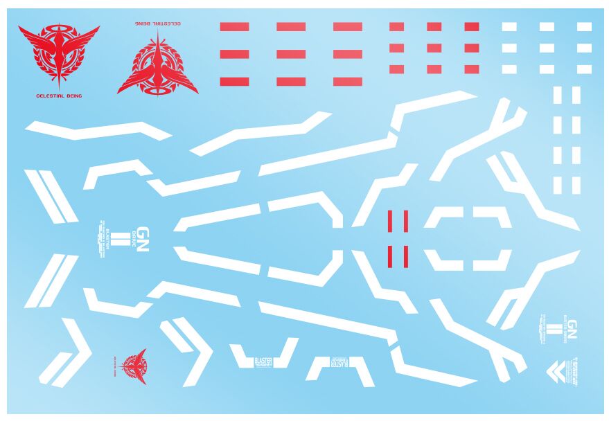 Decal 120 MG1/100 Gundam OO Seven Sword/G Inspection Ver.MJH ยี่ห่อ XY-model