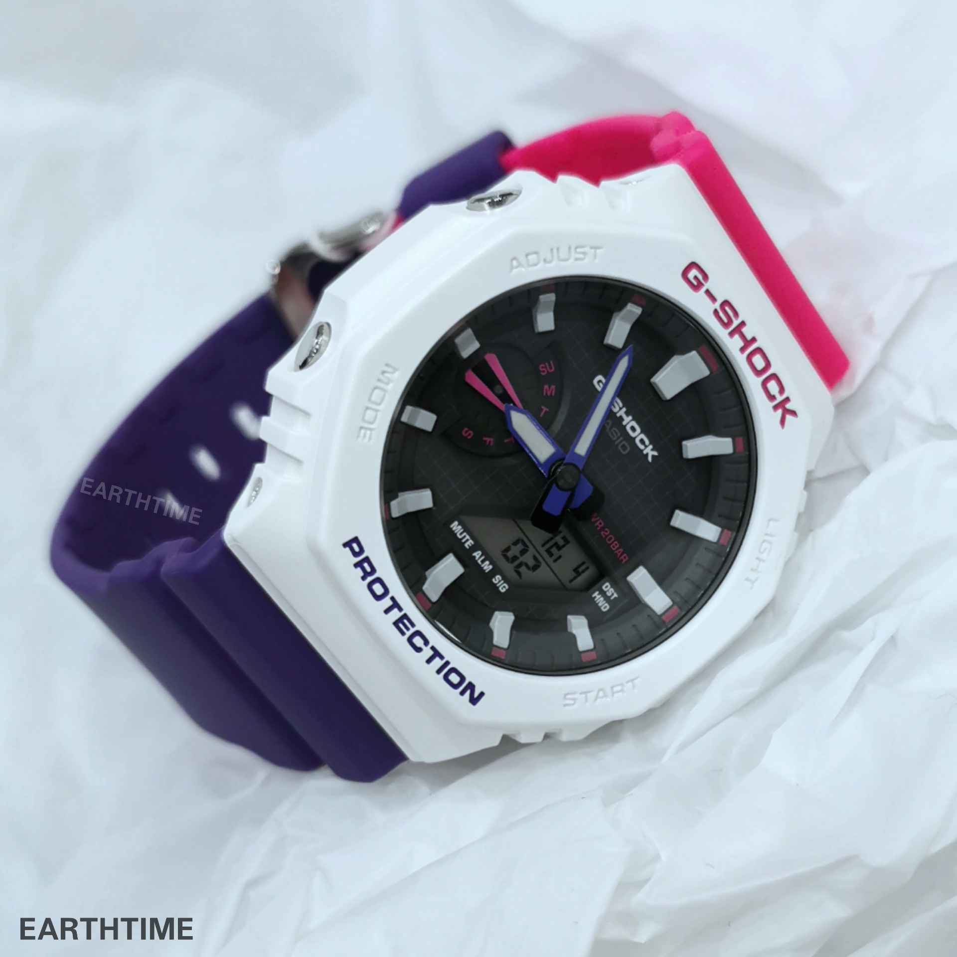 G-Shock Purple-Pink Throwback 1990s Series ของใหม่แท้100% GA-2100THB-7A