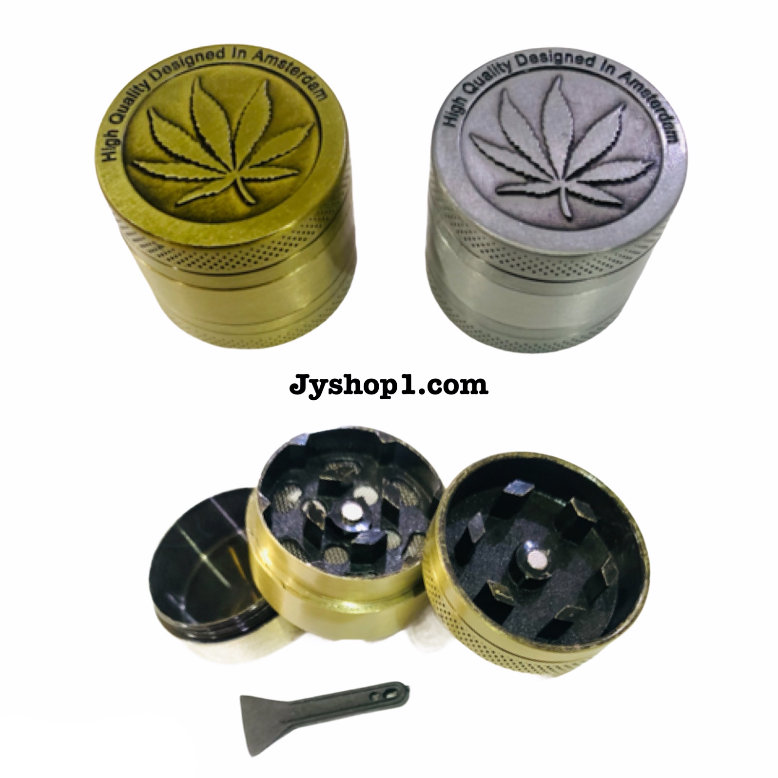 เครื่องบดสมุนไพร ที่บดสมุนไพร 30 mm 3 ชั้น