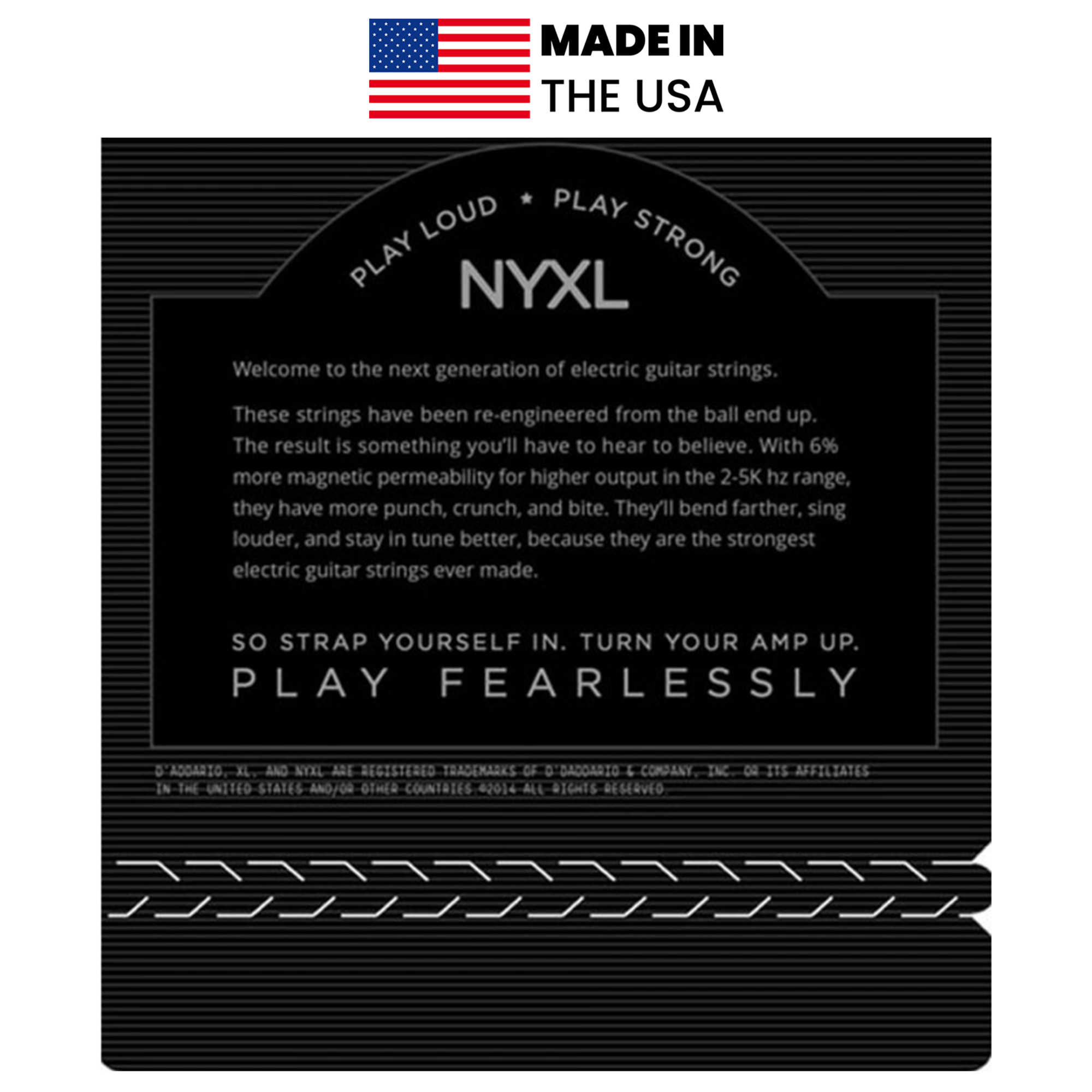 (USA.แท้100%✅) สายกีตาร์ไฟฟ้า D’Addario รุ่น NYXL 10-46 / 9-42 ซาวด์ไฟฟ้าพุ่งแรง ครบชุด 6 เส้น [ซื้อ3ชุด ฟรีผ้าเช็ด]