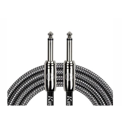 Kirlin IWCC-201PN สายแจ็ค 3 เมตร คละสี แบบสายถัก สายสัญญาณ สายแจ็คกีต้าร์ สายแจ๊ค