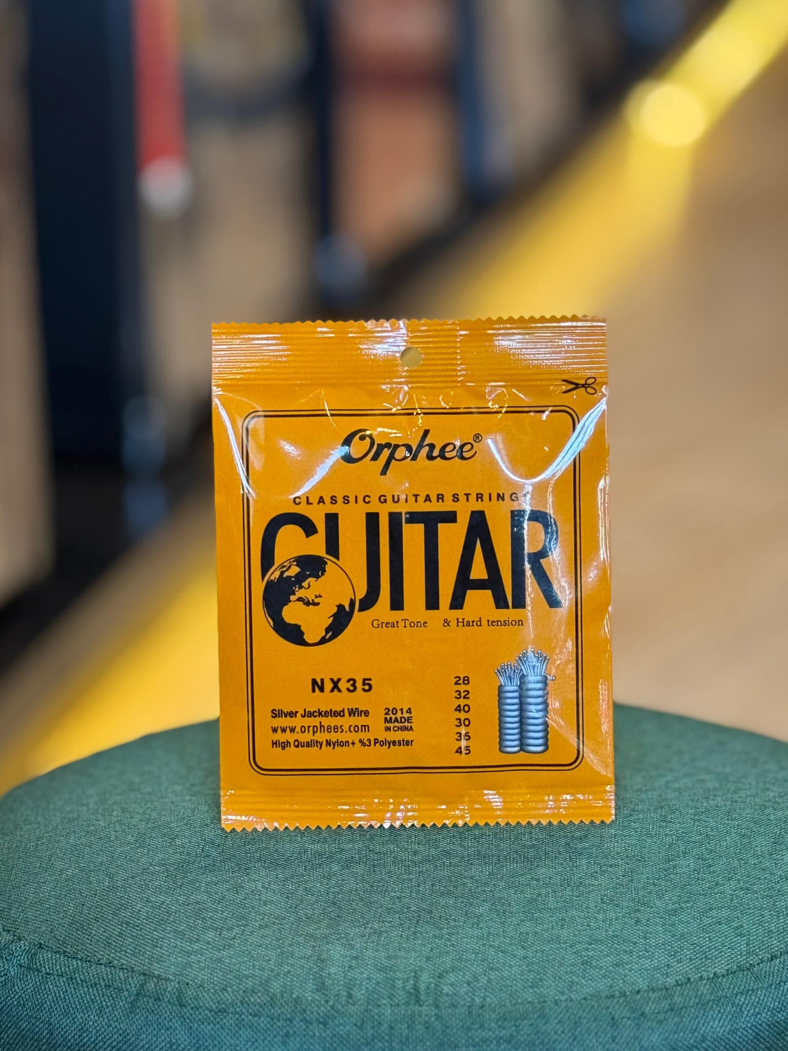 สายกีตาร์คลาสสิค Orphee เลือกรุ่นได้ ครบชุด 6 เส้น สายกีต้าร์คลาสสิค สายกีต้าร์ Classic Guitar Strings