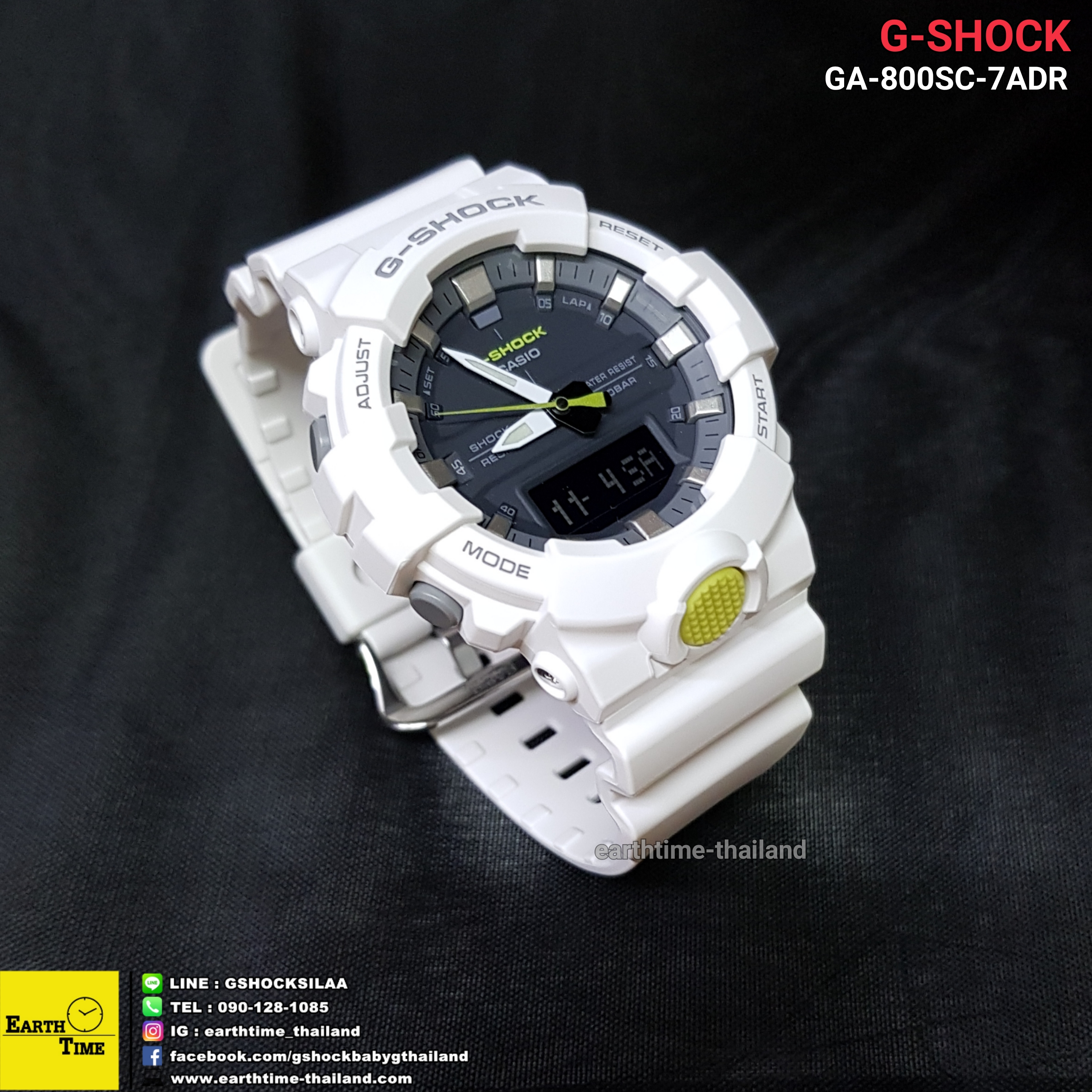 G-Shock GA-800SC Series ของใหม่แท้100% รับประกัน 1 ปี รุ่น GA-800SC-7ADR