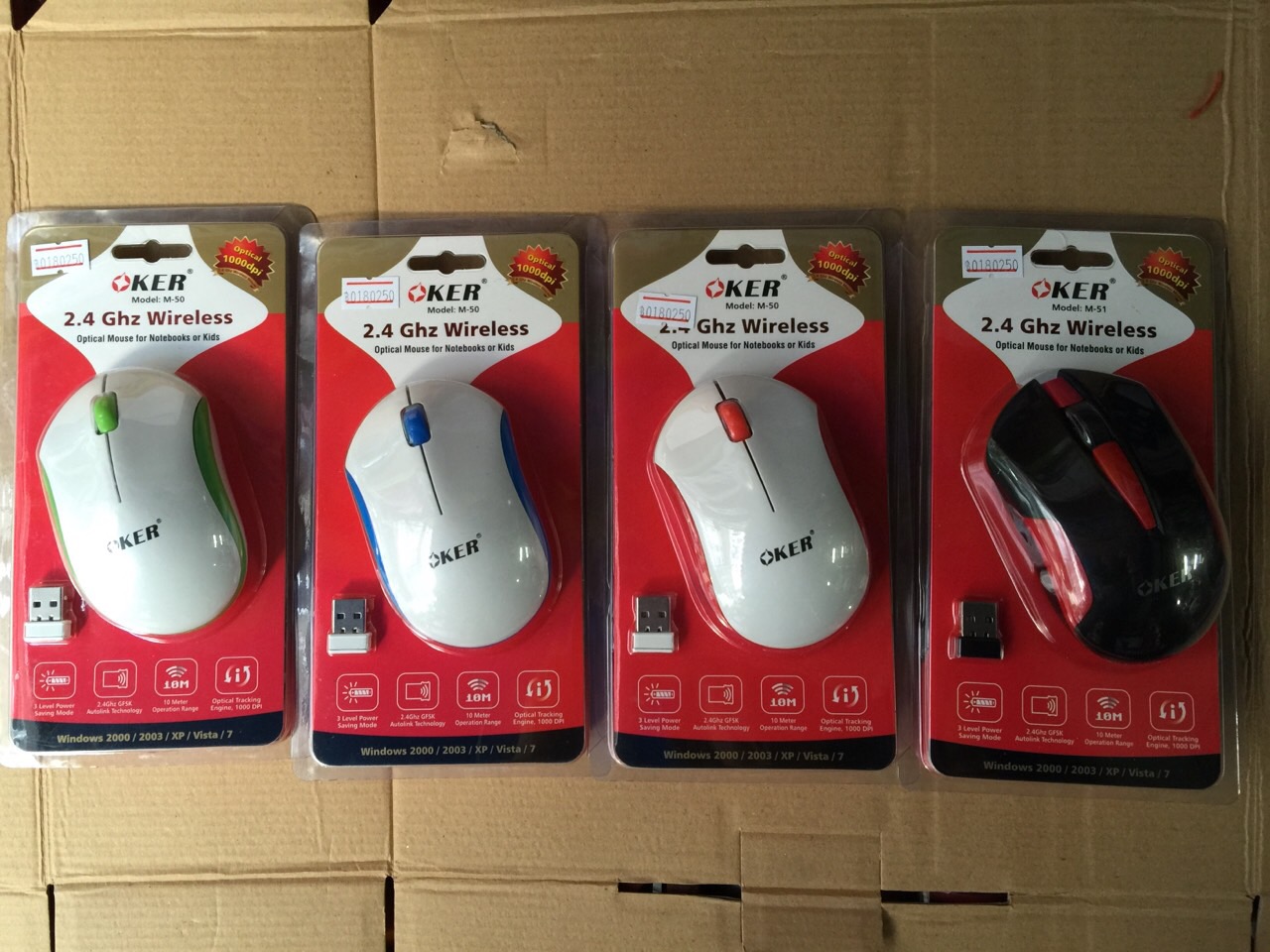 เม้าส์ mouse ไร้สาย oker m-50