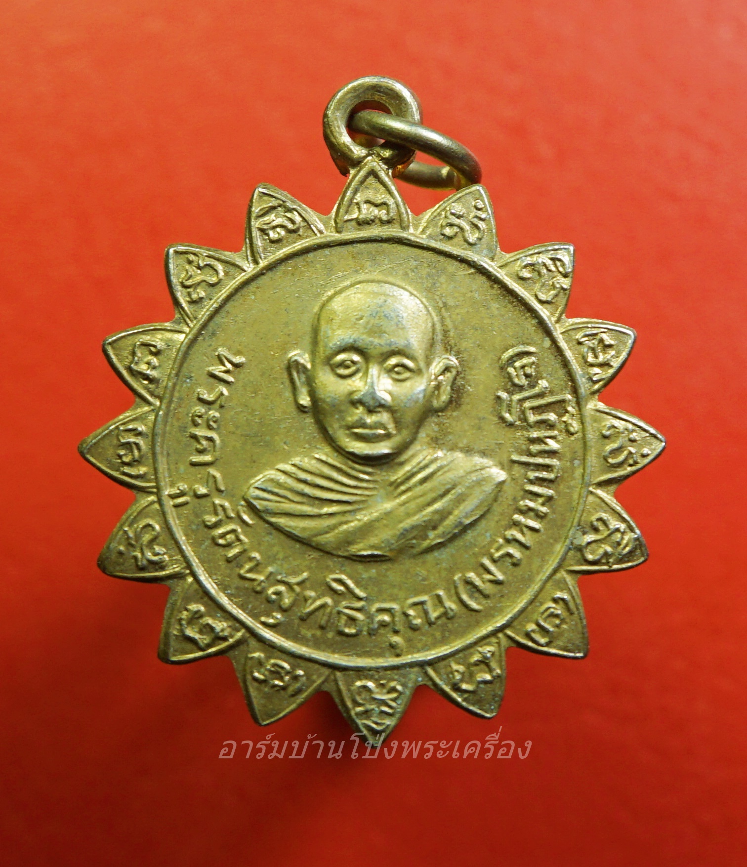 เจ้าอธิการพรหม วัดสนามสุทธาวาส(เขาหลักไก่) เนื้อฝาบาตร ปี๒๕๑๒(องค์ที่1)