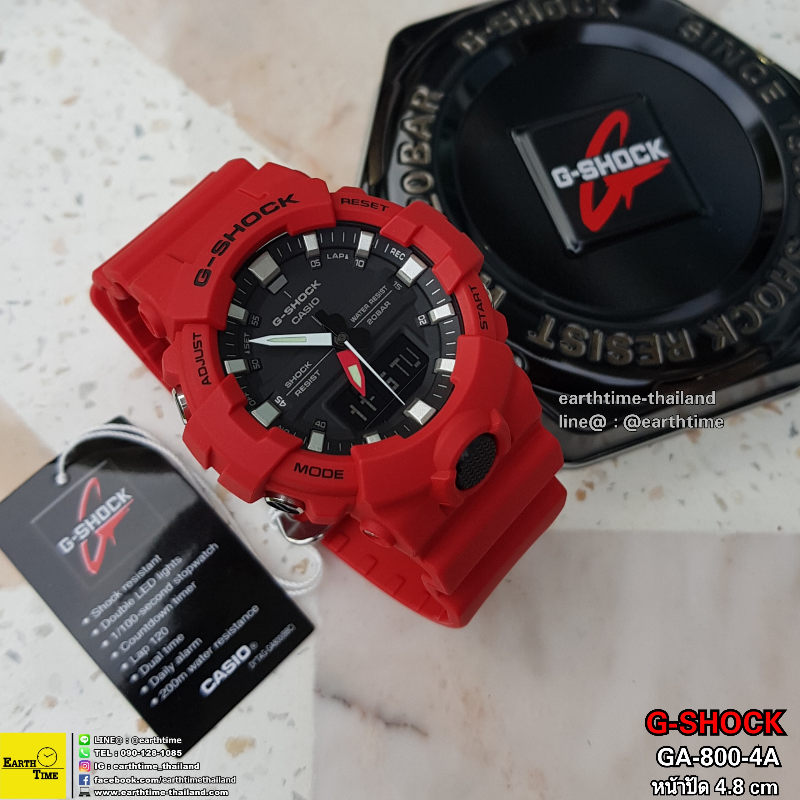 G-Shock GA-800 Series ของใหม่แท้100% รับประกัน 1 ปี รุ่น GA-800-4ADR