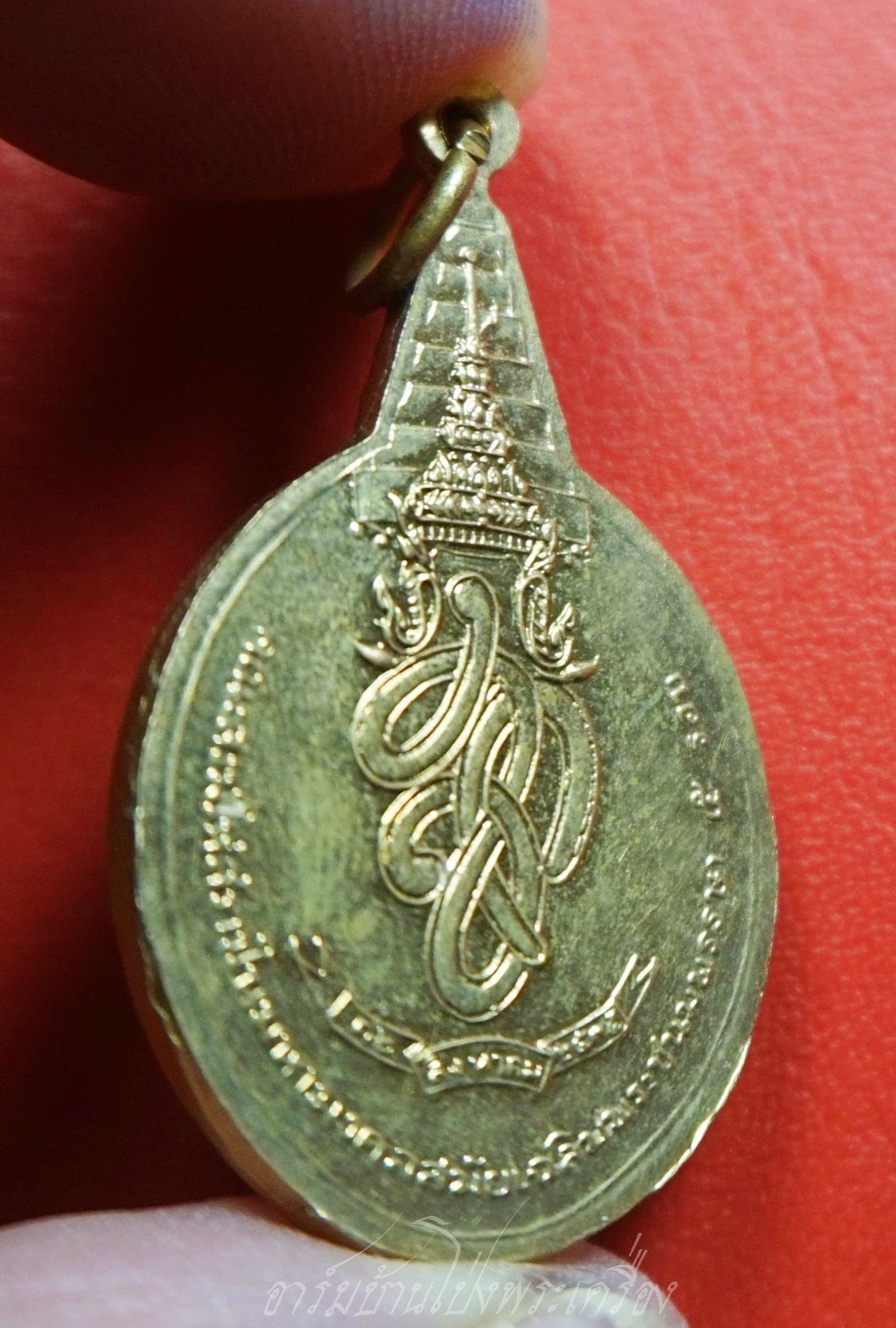 เหรียญพระชัยหลังช้าง สก. ปี 2530 พิธีใหญ่วัดพระแก้ว กะไหล่ทอง(องค์ที่2)