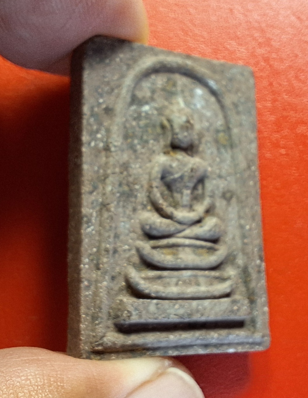 หลวงปู่ชอบ วัดเขารังเสือ สมเด็จ รุ่นพิเศษ เนื้อน้ำตาล(องค์ที่1)