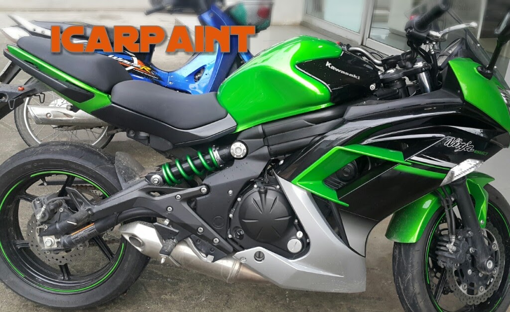 สีสเปรย์พ่นมอเตอร์ไซต์ S.P.A KW-Candy Lime Green