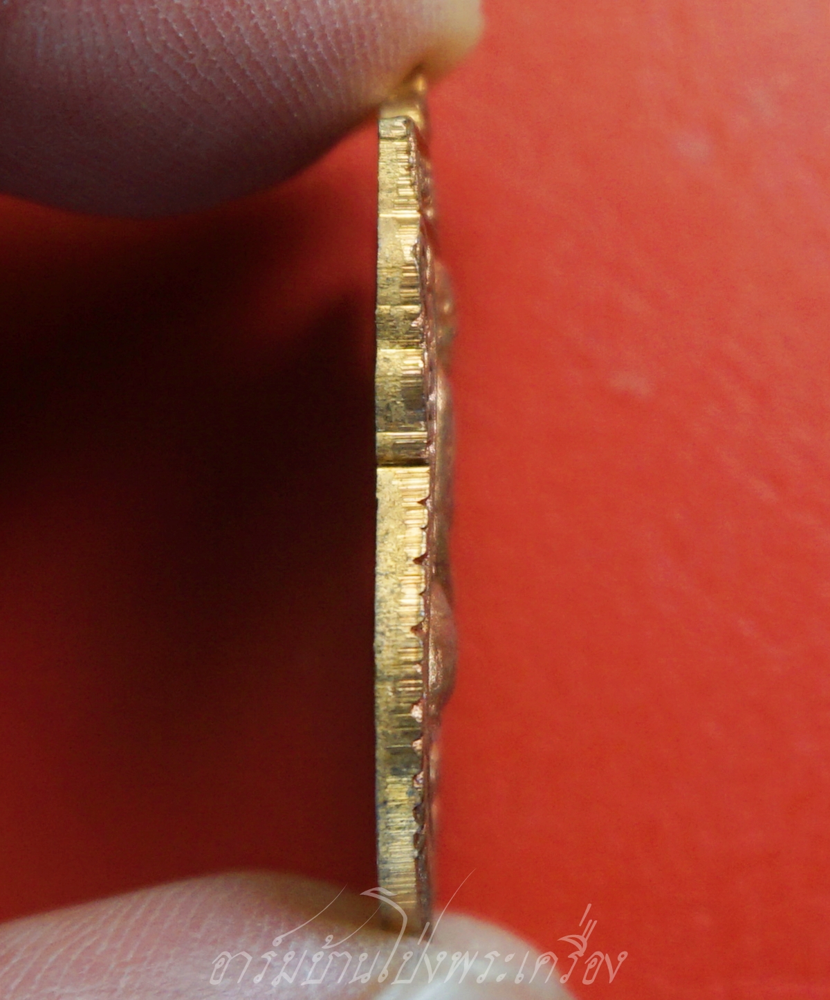 พระครูสิริชัยสถิต(เหลือ) วัดสัมปตาก จ.นครปฐม ปี๒๕๔๔ เนื้อทองแดง(องค์ที่1)