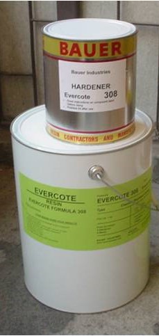 จิน(0875413514) นำเข้า-จำหน่าย BAUER EVERCOAT 308 (อีพ็อกซี่เซรามิค ทาบ่อน้ำดื่มได้)ทาเคลือบโลหะและคอนกรีตเพื่อป้องกันสนิม ป้องกันกัดกร่อนความชื้นสารเคมี น้ำเค็ม หรือ ป้องกันไอทะเล