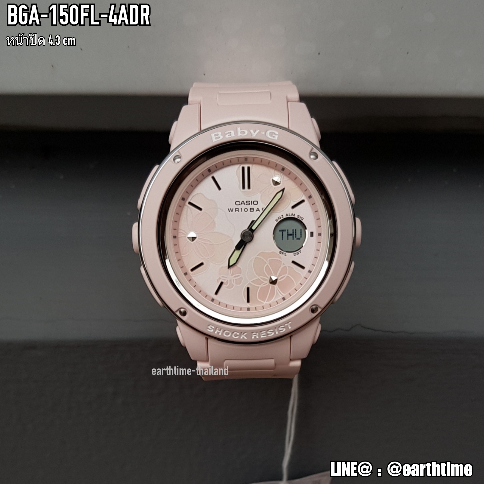 Baby-G Floral Patterns Series ของใหม่แท้100% รับประกัน 1 ปี รุ่น BGA-150FL-4A