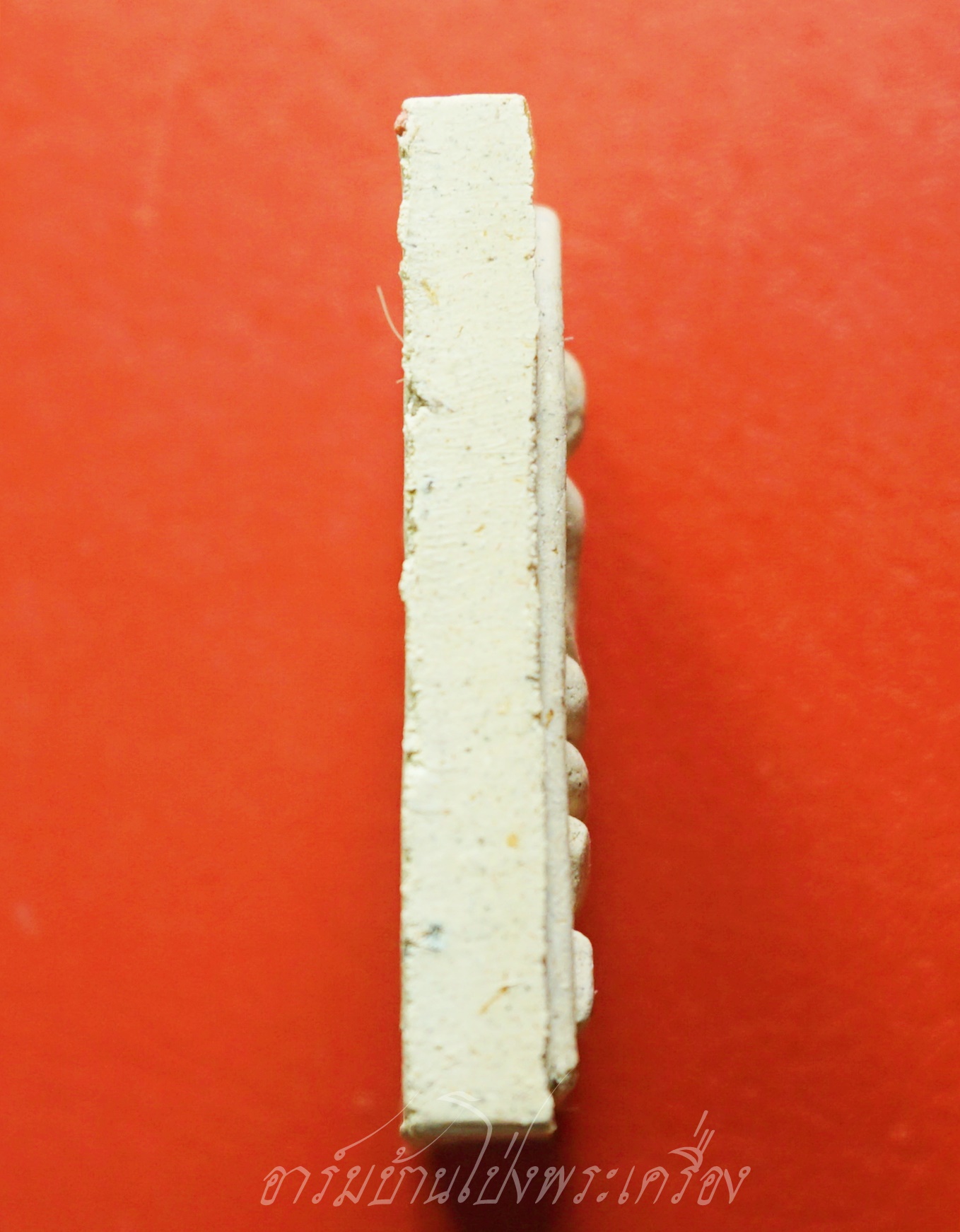 หลวงปู่แผ้ว วัดรางหมัน สมเด็จ รุ่นไตรมาส ปี๒๕๕๑ มวลสารผงพุทธคุณและเกศาหลวงปู่(องค์ที่1)