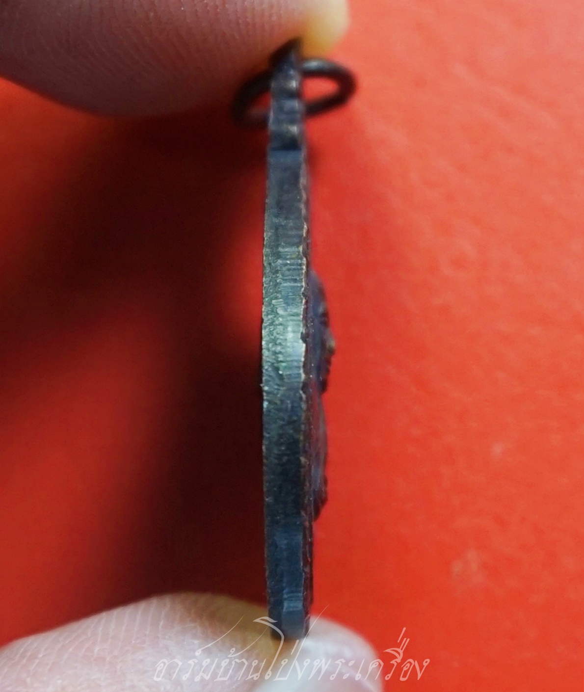 หลวงพ่อทวด วัดช้างให้ จ.ปัตตานี หลังอาจารย์ทิม ปี๒๕๒๒ พิมพ์หยดน้ำ เนื้อทองแดงรมดำ(องค์ที่1)