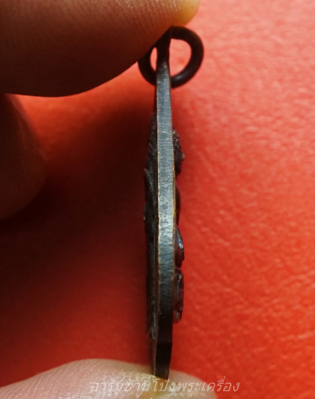 พระพุทธ หลังพระสิวลี วัดพิกุลทอง จ.สิงห์บุรี เนื้อทองแดง(องค์ที่1)