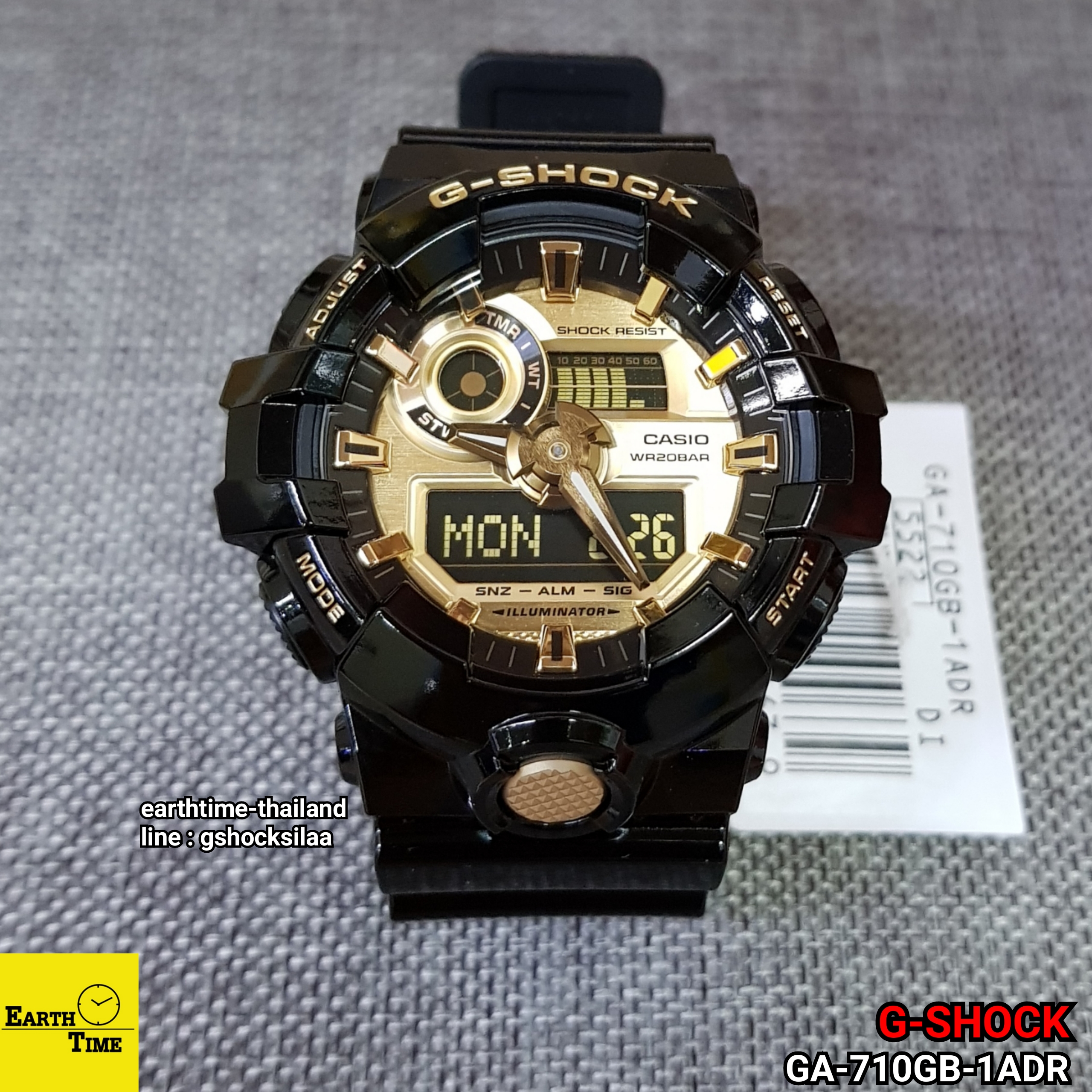 G-Shock ของใหม่แท้100% รับประกัน 1 ปี GA-710GB-1ADR