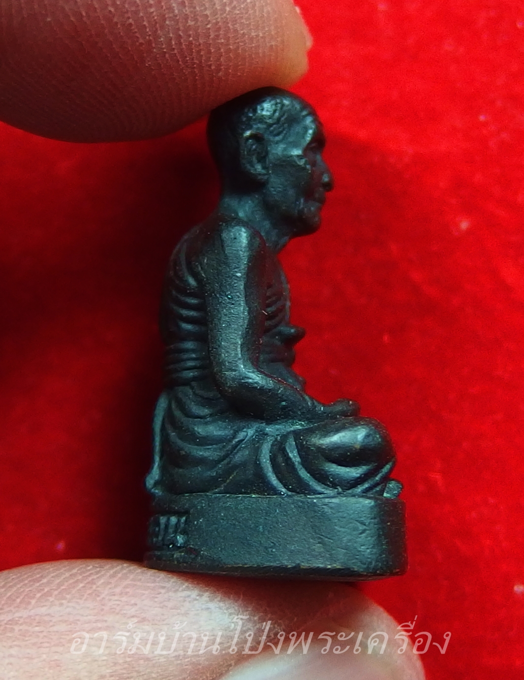 หลวงปู่กล่อม วัดขนอน รูปหล่อ ที่ระลึกบูรณะปฏิสังขรอุโบสถ ปี๒๕๔๐ ก้นอุดกริ่ง(องค์ที่2)