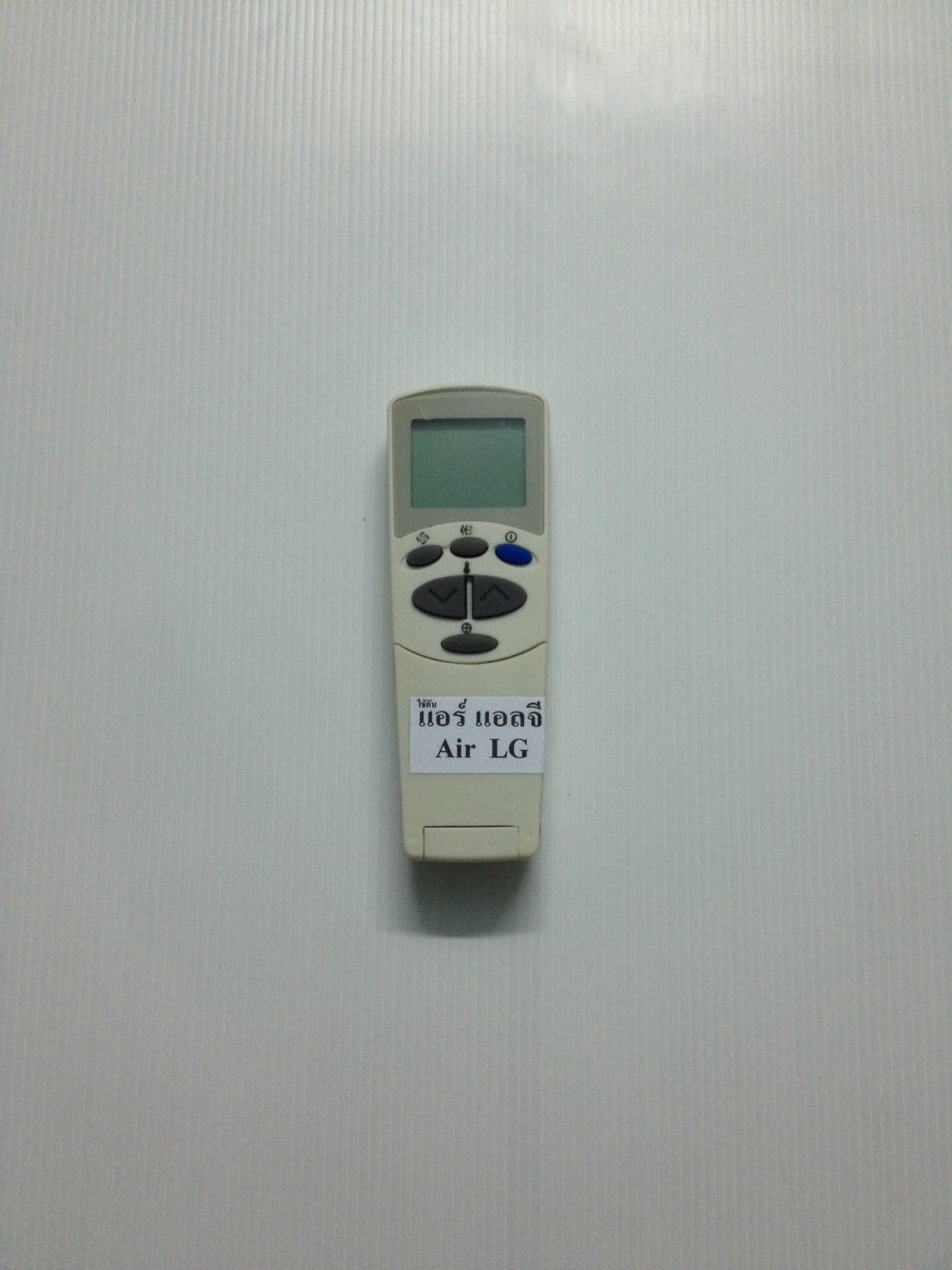 ​​รีโมทแอร์ แอลจี LG เหลี่ยมปุ่มดำ