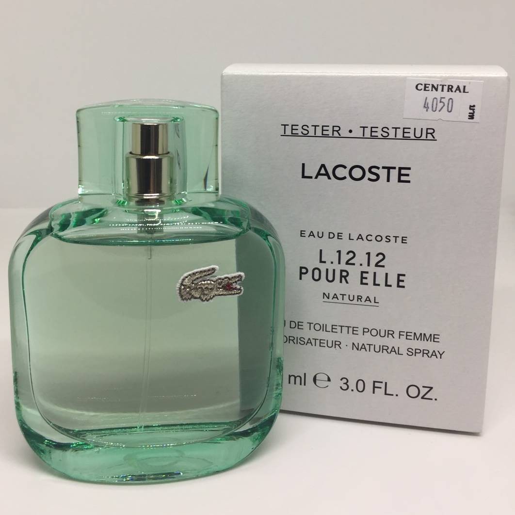 Tester Lacoste L.12.12 Pour ELLE Natural EDT 90ml. น้ำหอมแท้ 100%
