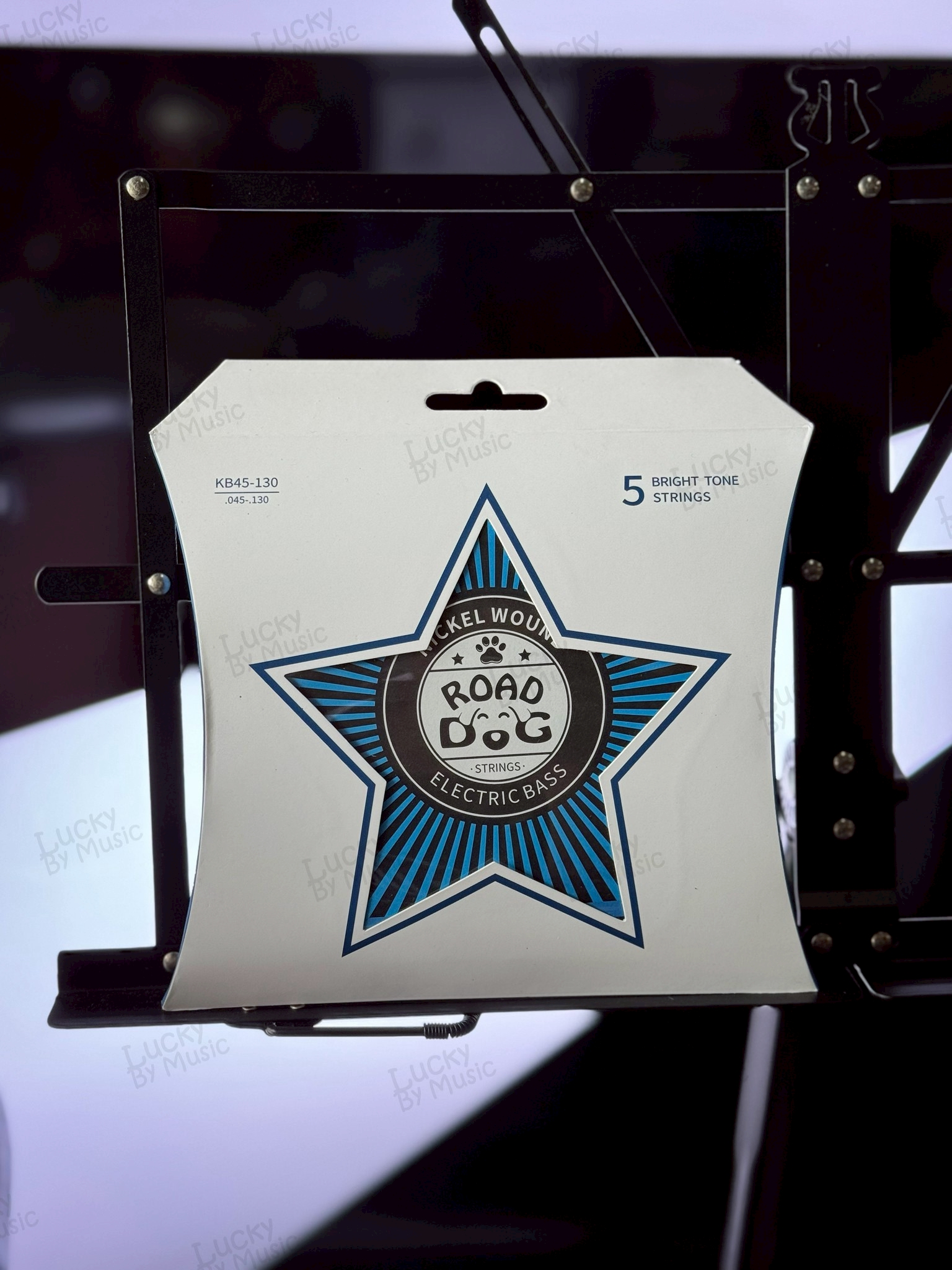 ROAD DOG สายเบสเคลือบกันสนิม 5 สาย KB45-130 ( 0.45-130 ) 5 Nickel-plated wire winding 5 Strings Bass เสียงใส ไบร์ท