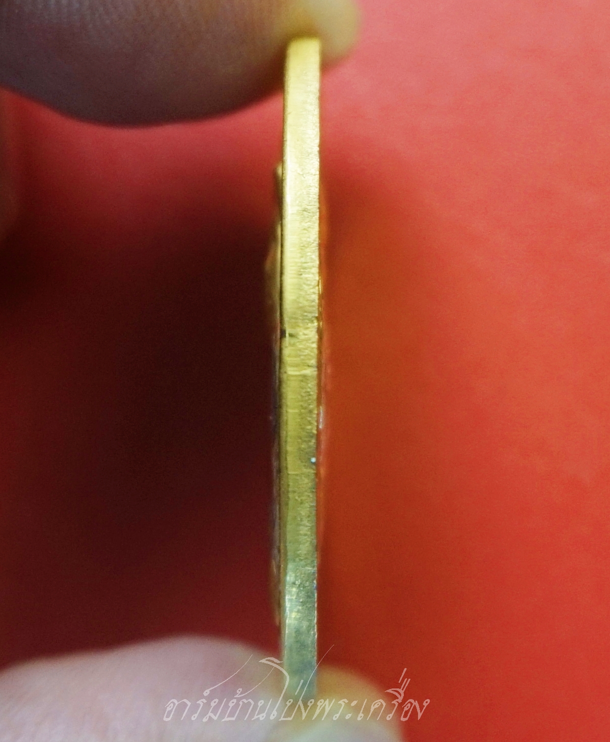 พระครูสุวัฒนประสิทธิ์ วัดสุทัศน์ เลื่อนสมณศักดิ์ รัชกาลที่ห้า หลังนารายณ์ทรงครุฑ ปี๒๕๓๙ เนื้อสามเค สามกษัตริย์(องค์ที่1)