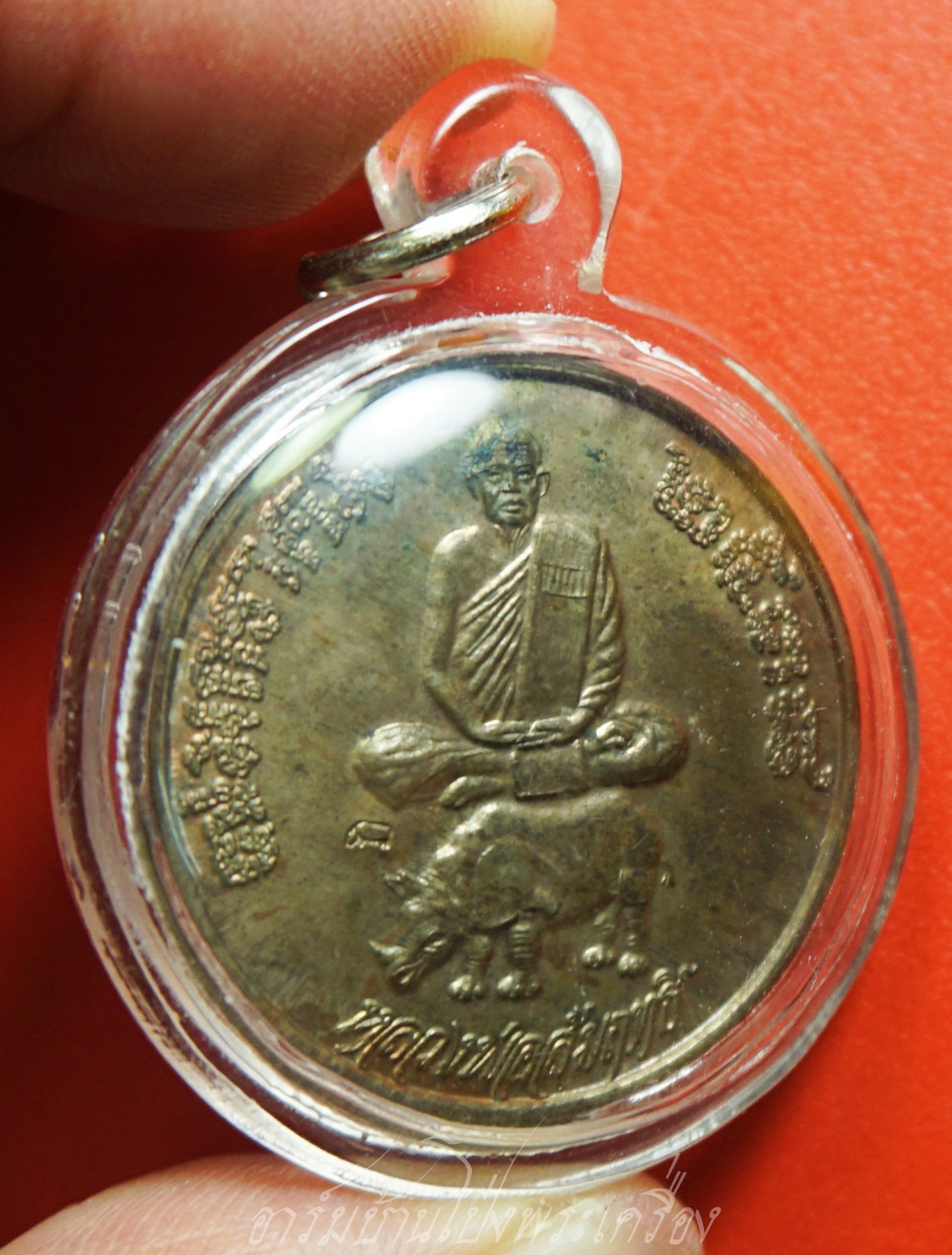 หลวงพ่อสัมฤทธิ์ วัดถ้ำแฝด แซยิด๗๒ปี ปี๒๕๓๘ เนื้อนวะ(องค์ที่1)