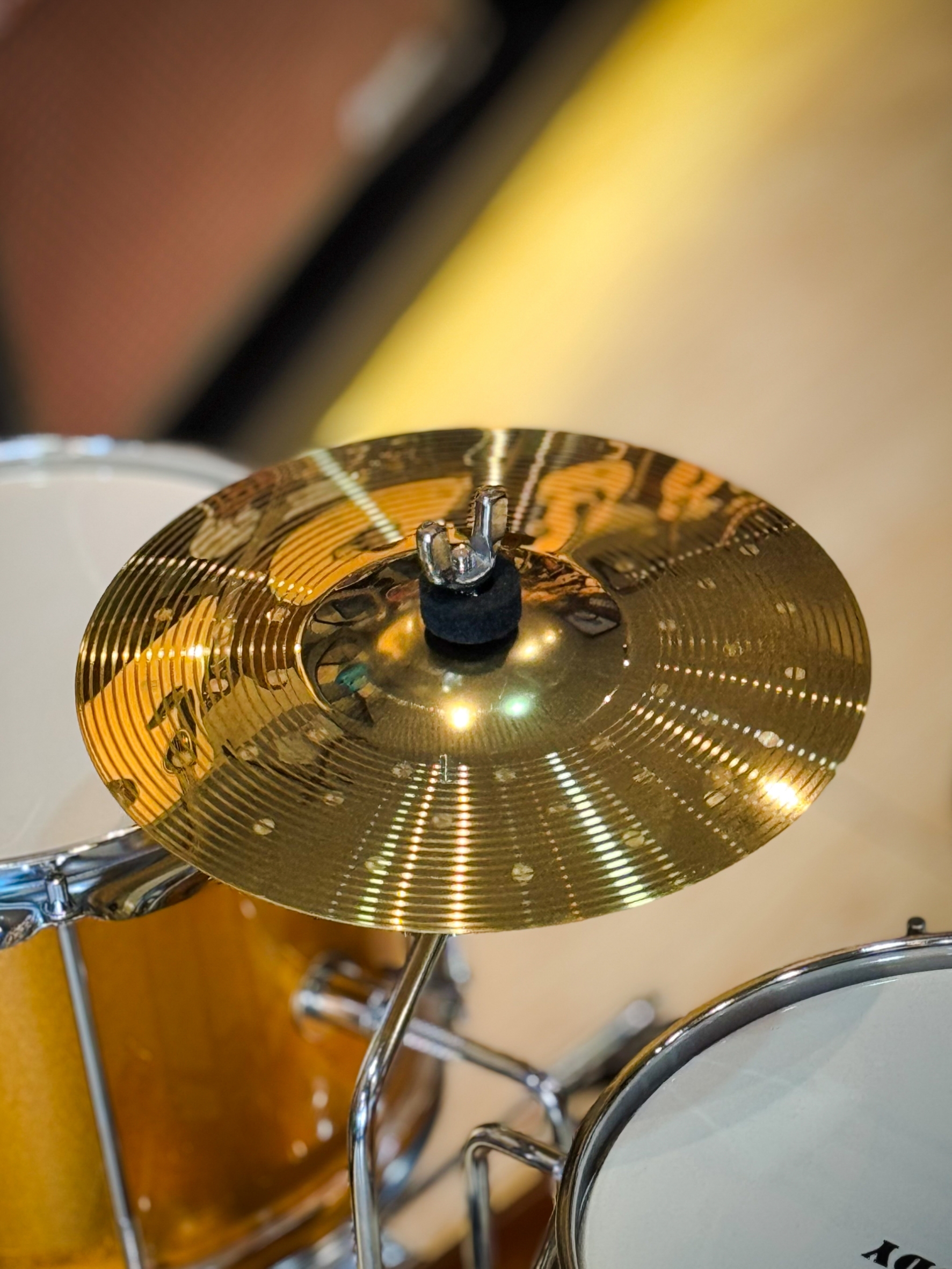 กลองชุดเด็ก MELODT SET 3 ใบ สีเหลือง ครบชุด (สำหรับเด็ก1-10 ปี)