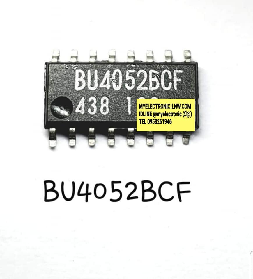 ICBU4052BCFยี่ห้อตัวถังSMD16ขาราคาตัวละ