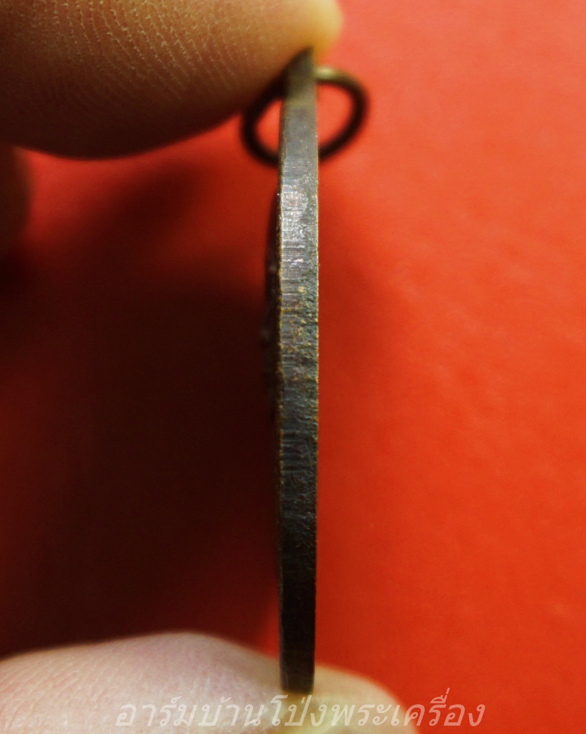 หลวงพ่ออรุณ วัดด่านทับตะโก ปี๒๕๒๗ ที่ระลึกงานปิดทองฝังลูกนิมิต เนื้อทองแดง(องค์ที่1)