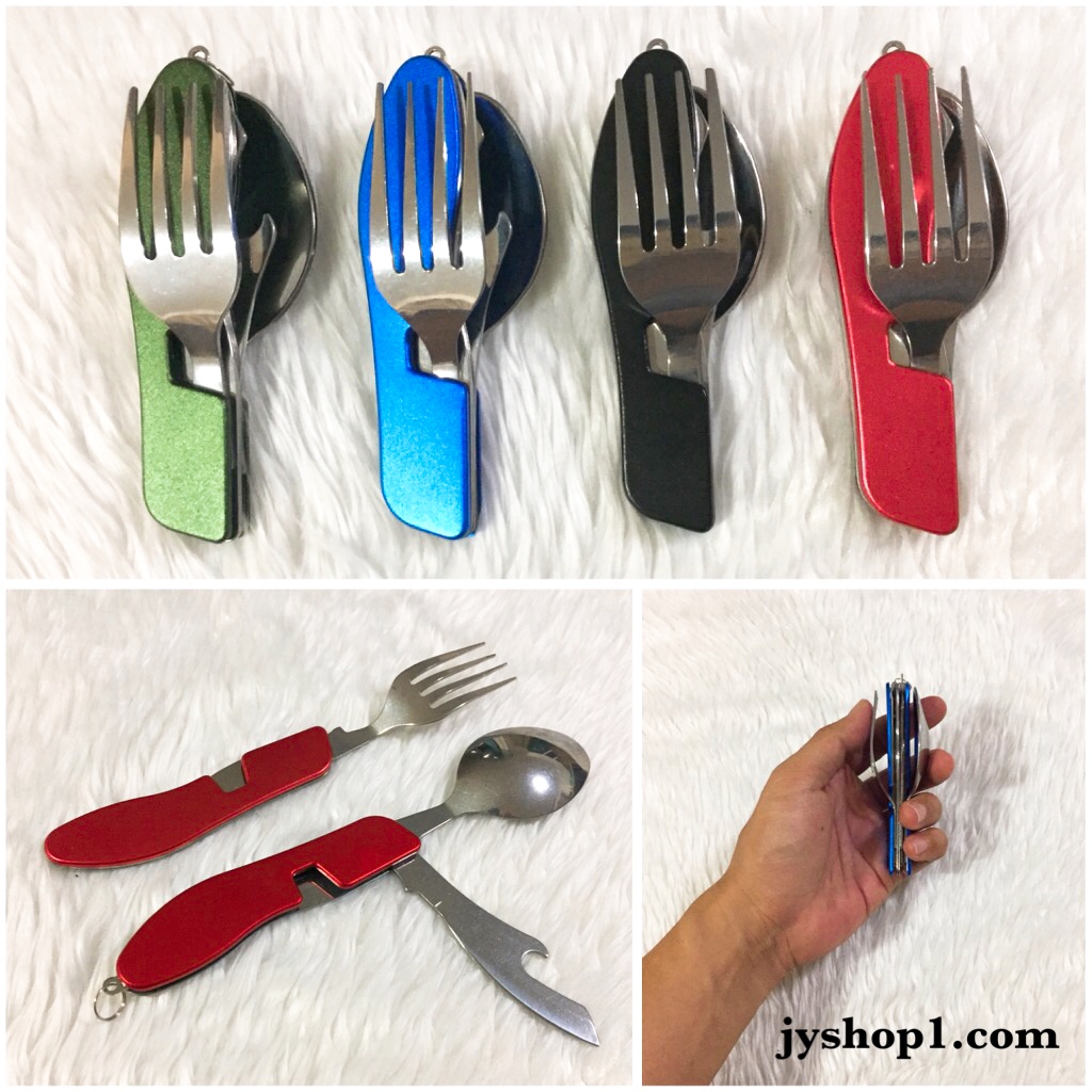 มีดและชุดเครื่องมืออเนกประสงค์ ช้อนส้อม ขนาดกลาง