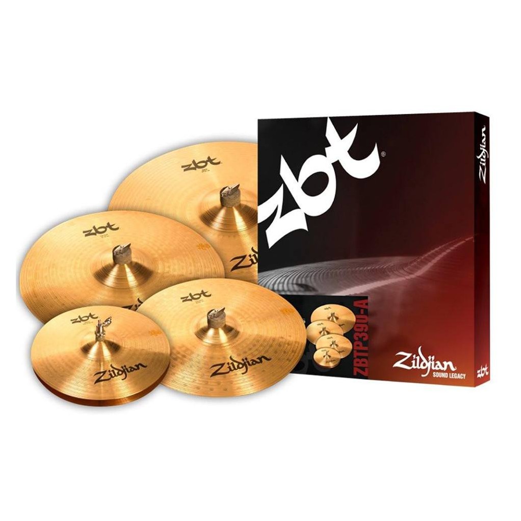 ฉาบกลองชุด Zildjian ZBTP390-A PRO Box Set (14″ HiHats, 16″ Crash, 20″ Ride, พิเศษ18″ Crash) Made in USA